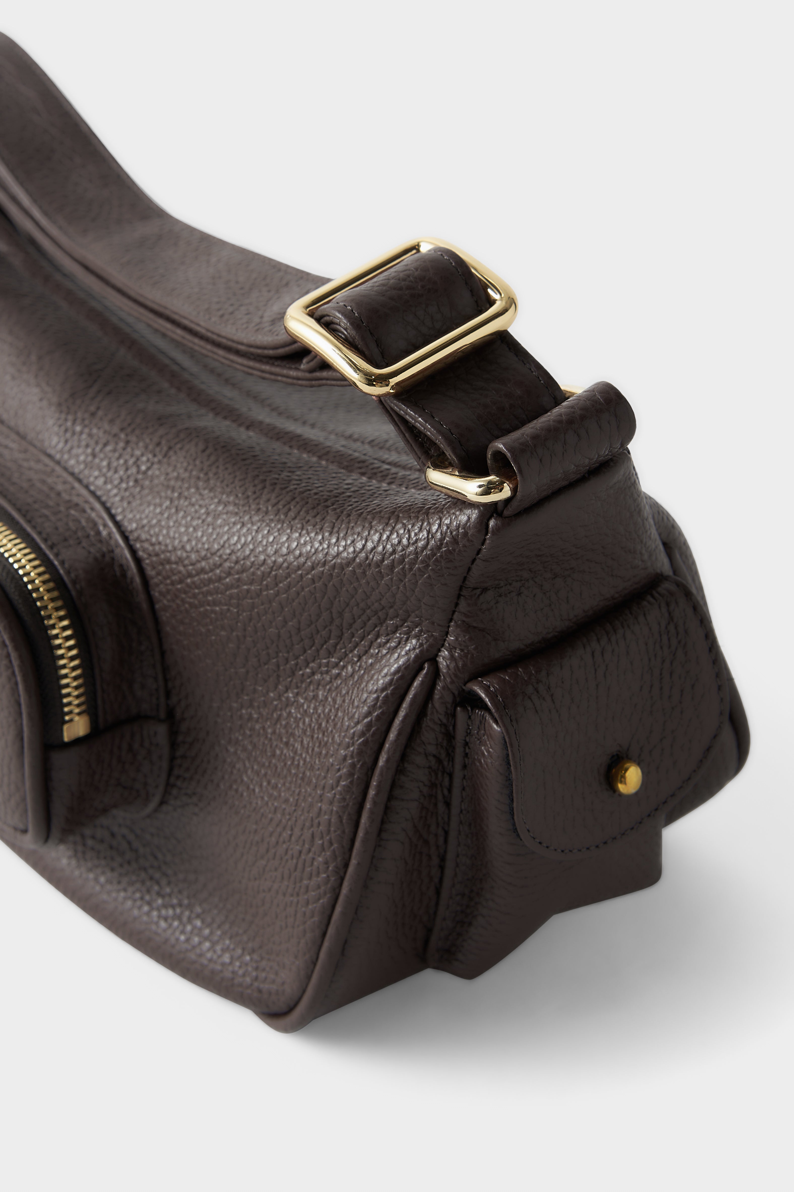 Pocket Rocket Hobo in Grain Dark Brown