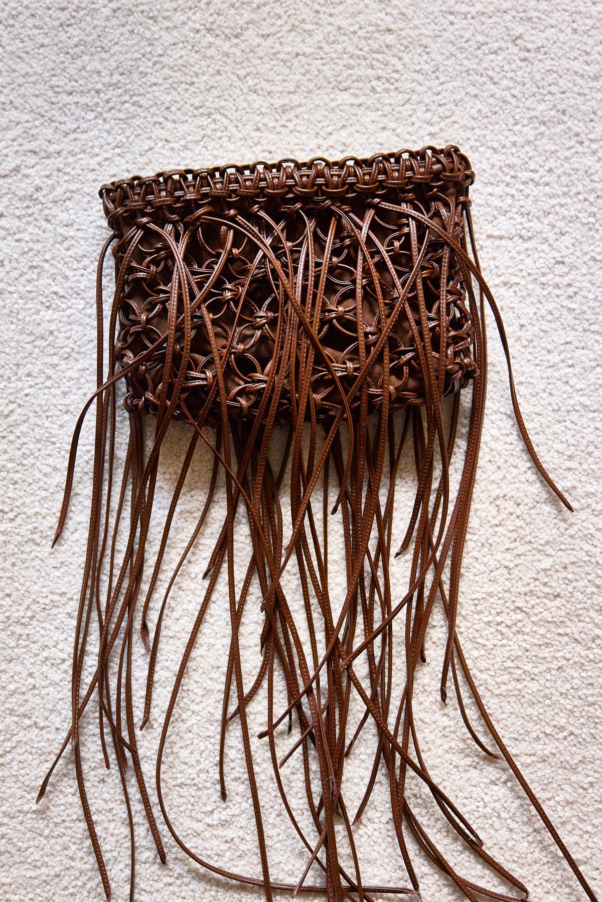 № 21 Braided Clutch, Fringed
