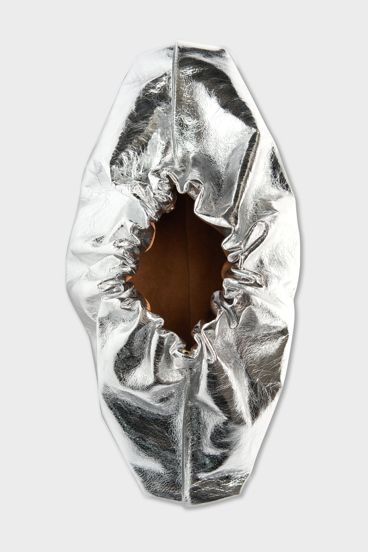 Cloud Bag in Metallic Silver