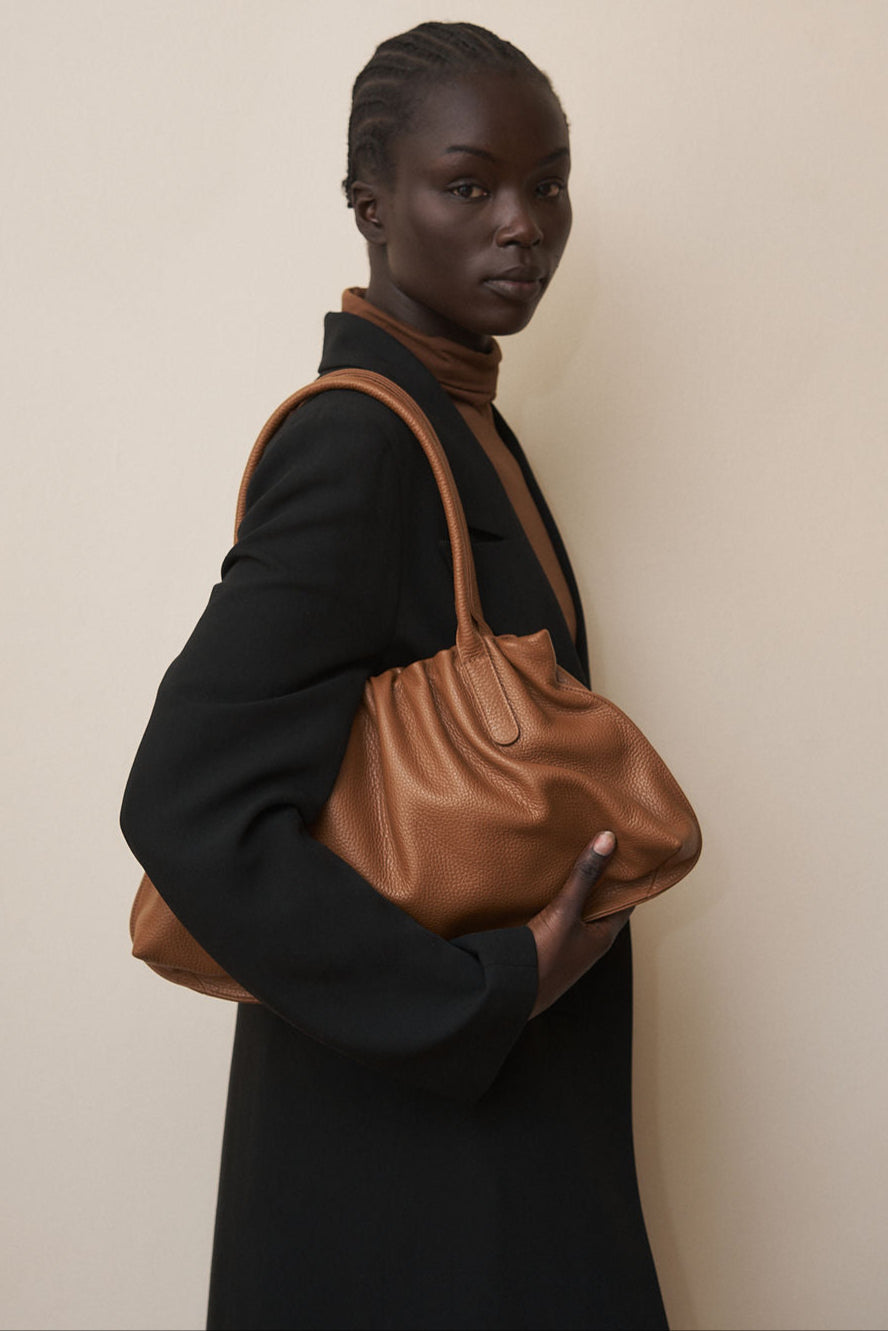 Cloud Shoulder Bag in Grain Bright Spice