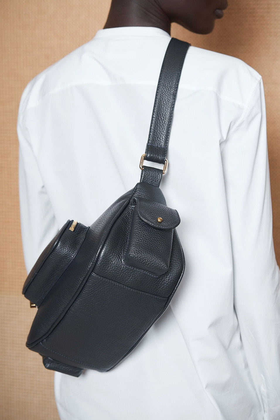 Pocket Rocket Hobo in Grain Navy