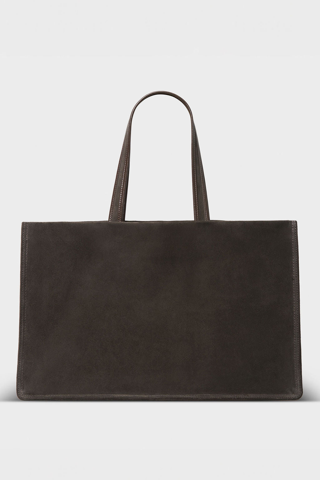 Deluxe Suede Tote in Brown