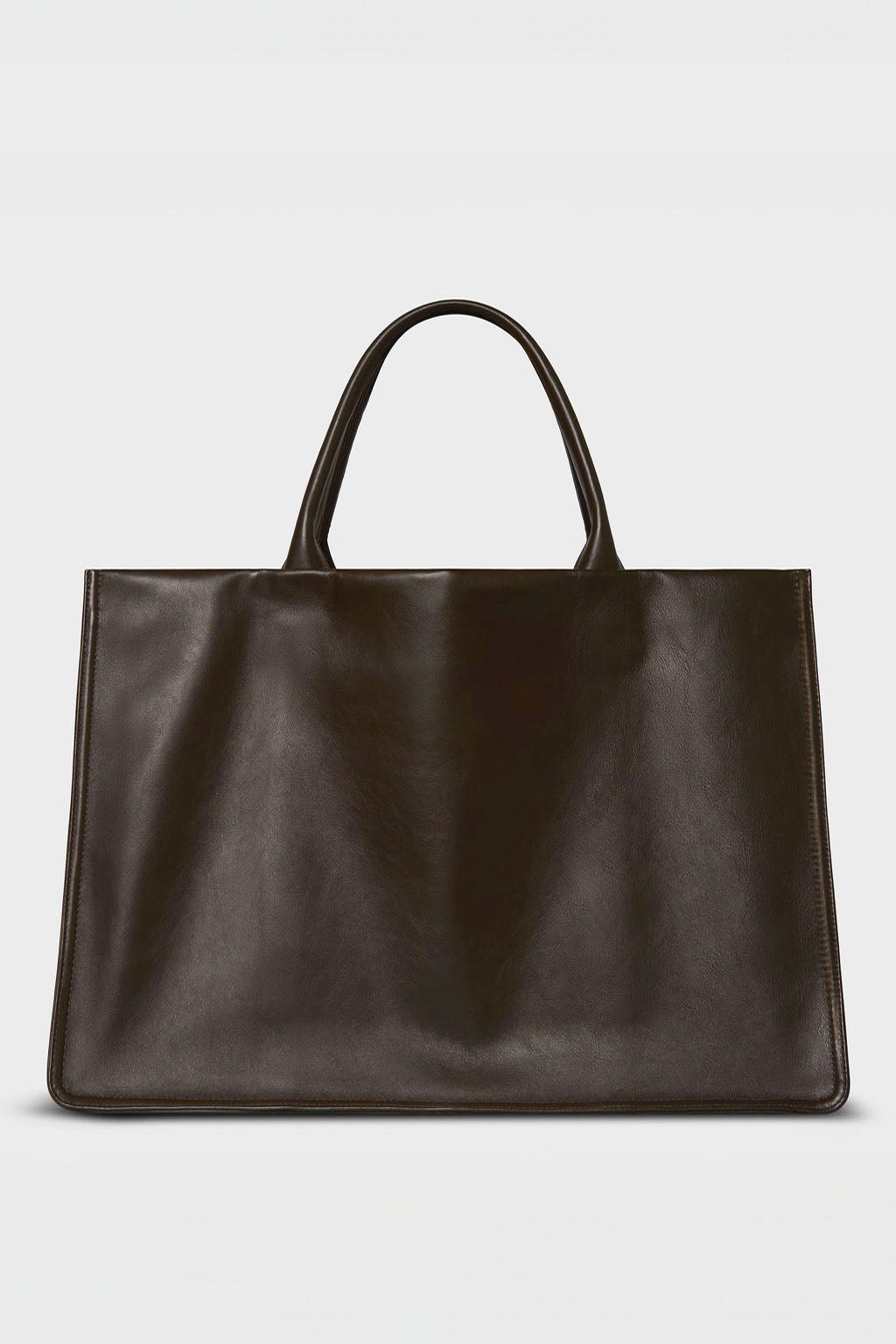 Junior Suite Tote Bag in Smooth Dark Brown