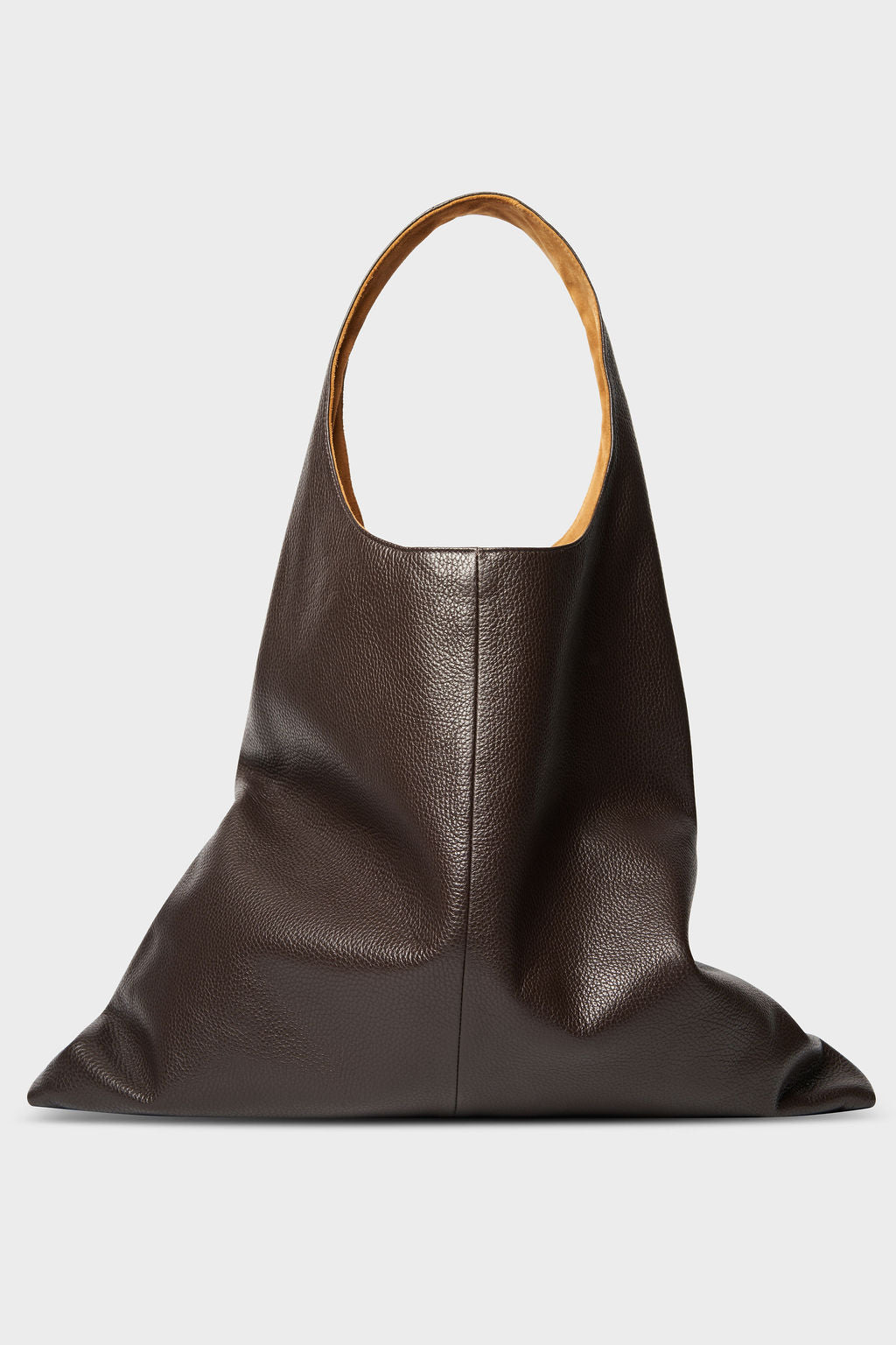 Large Reversible Lightning Sack in Grain Dark Brown