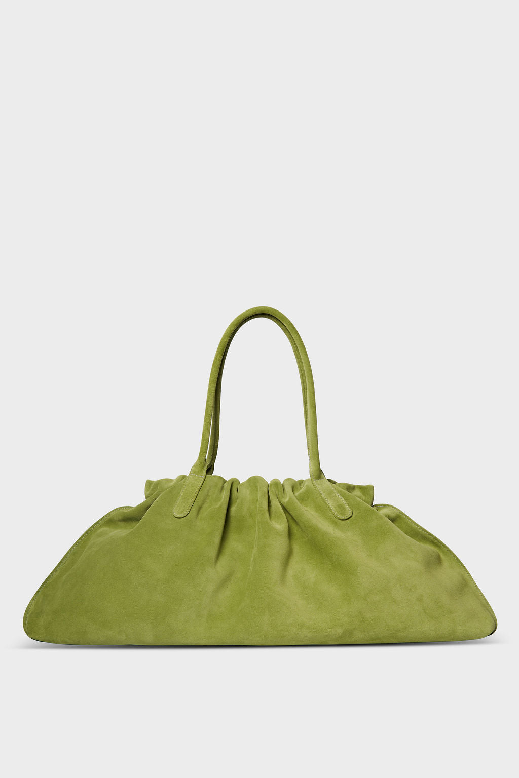 Big Cloud Shoulder Bag in Suede Matcha