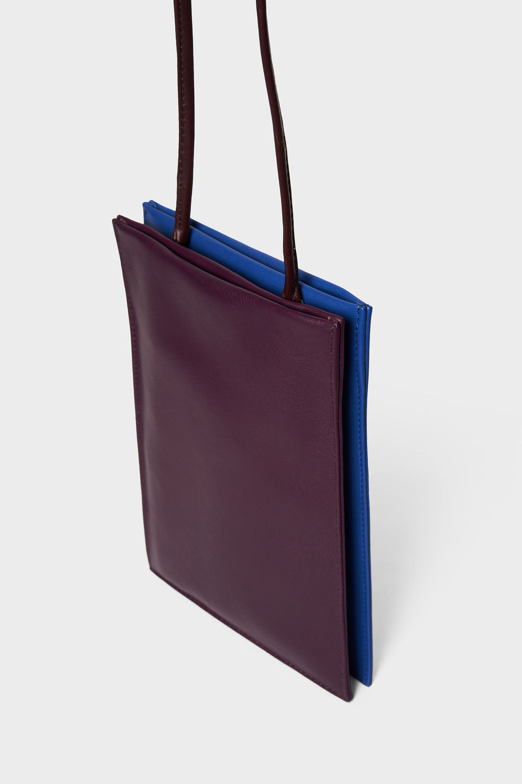 Flat Bag in Cobalt Blue and Purple