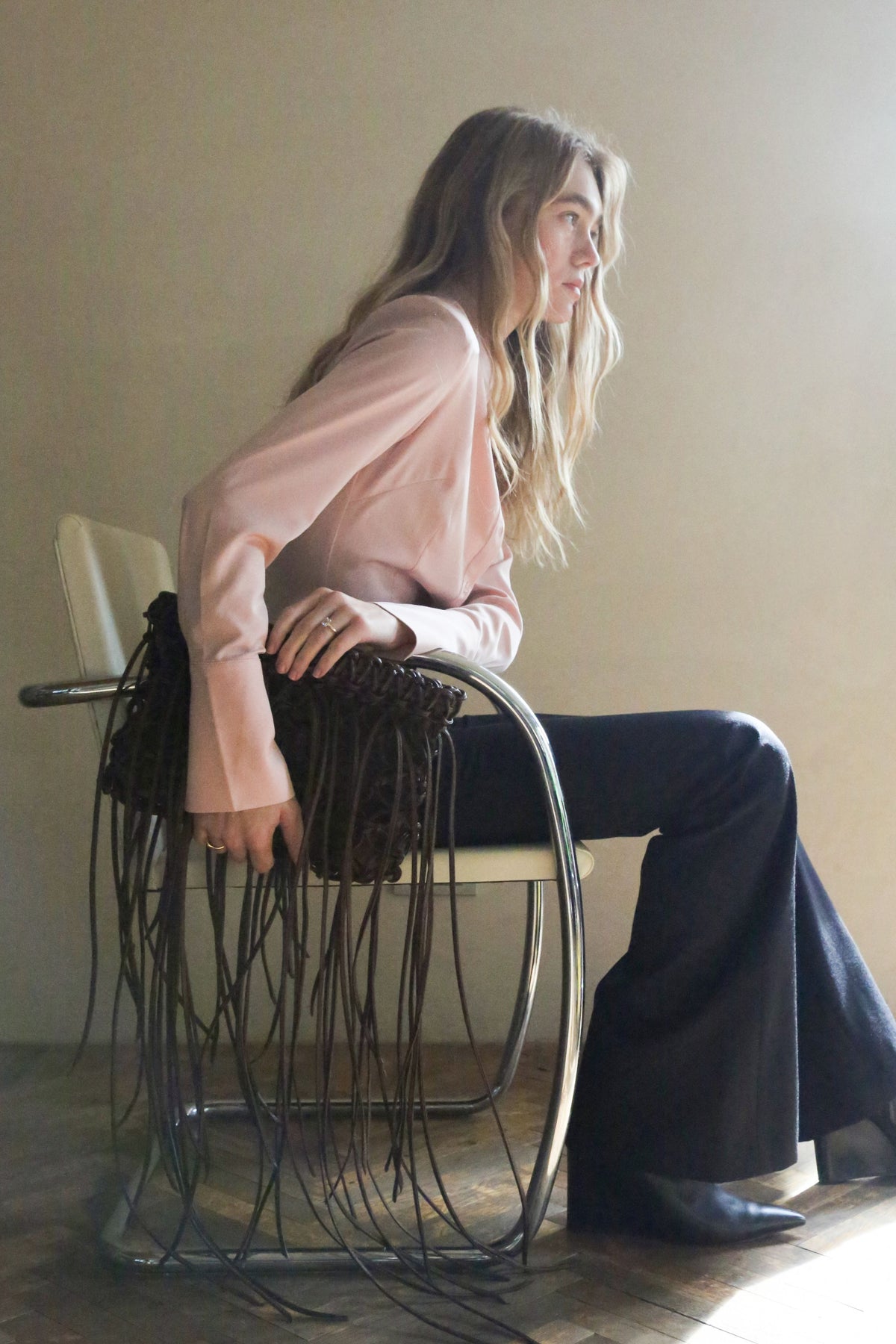 № 21 Braided Clutch, Fringed