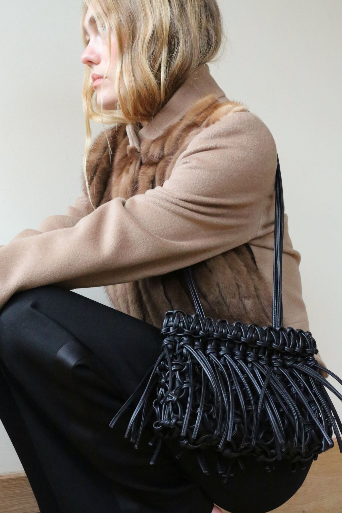№ 9 Braided Bag, Fringed