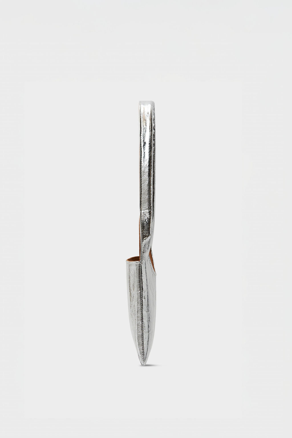 Triangle Sleeve Small in Metallic Silver