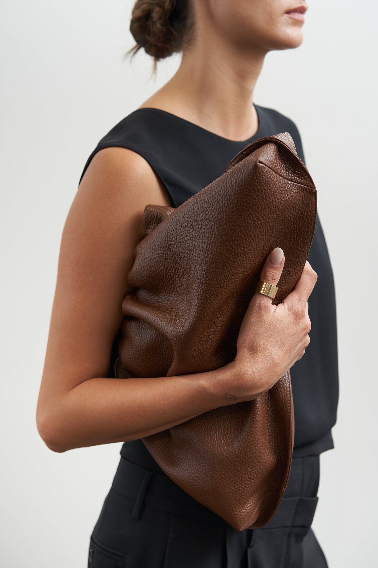 Cloud Bag in Grain Brown