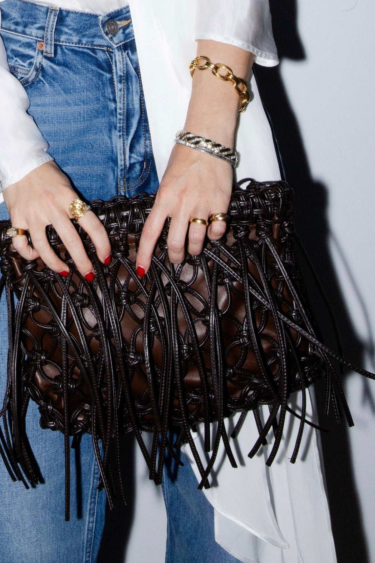 № 4 Braided Clutch, Fringed