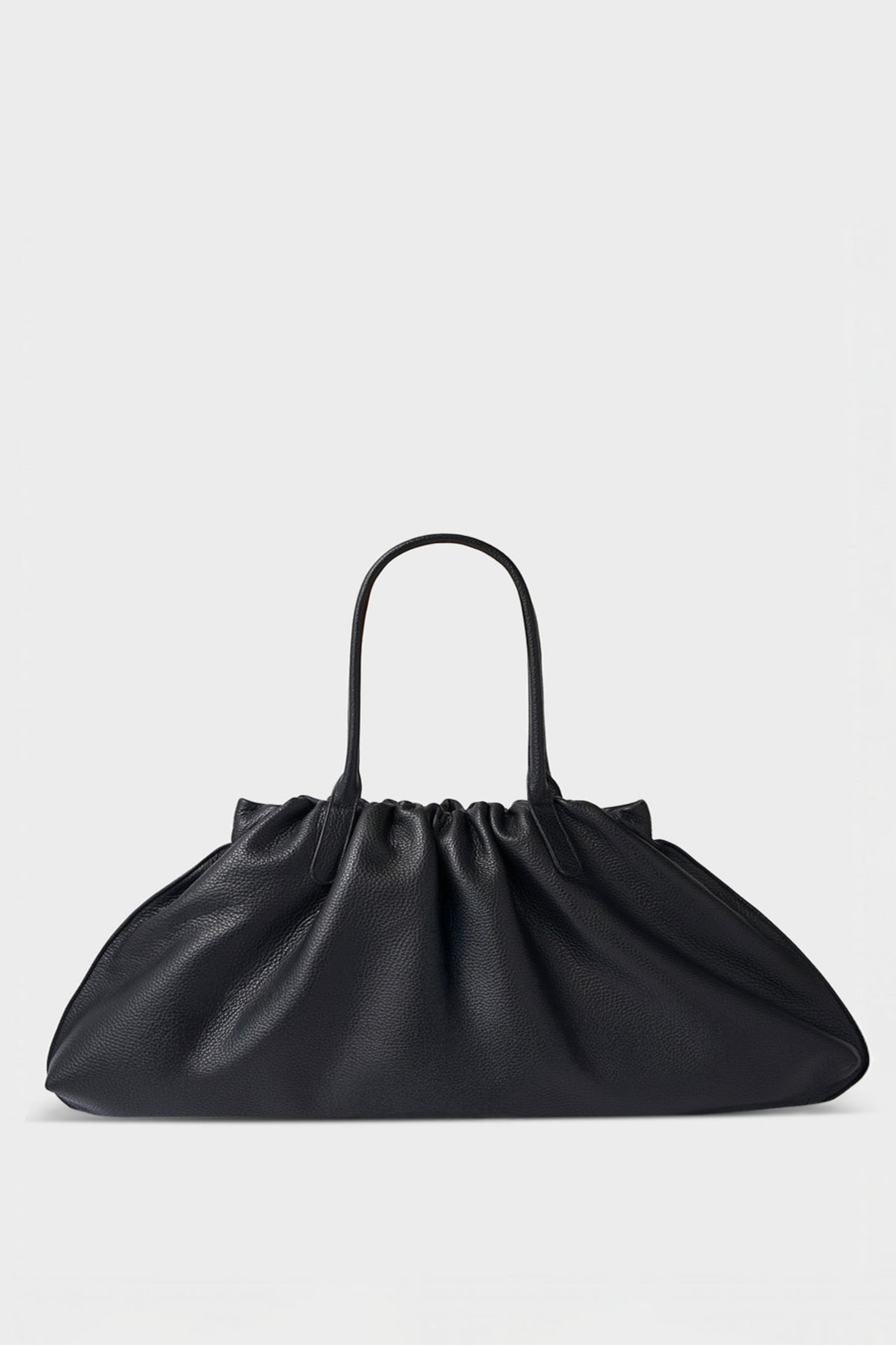 Big Cloud Shoulder Bag in Grain Black