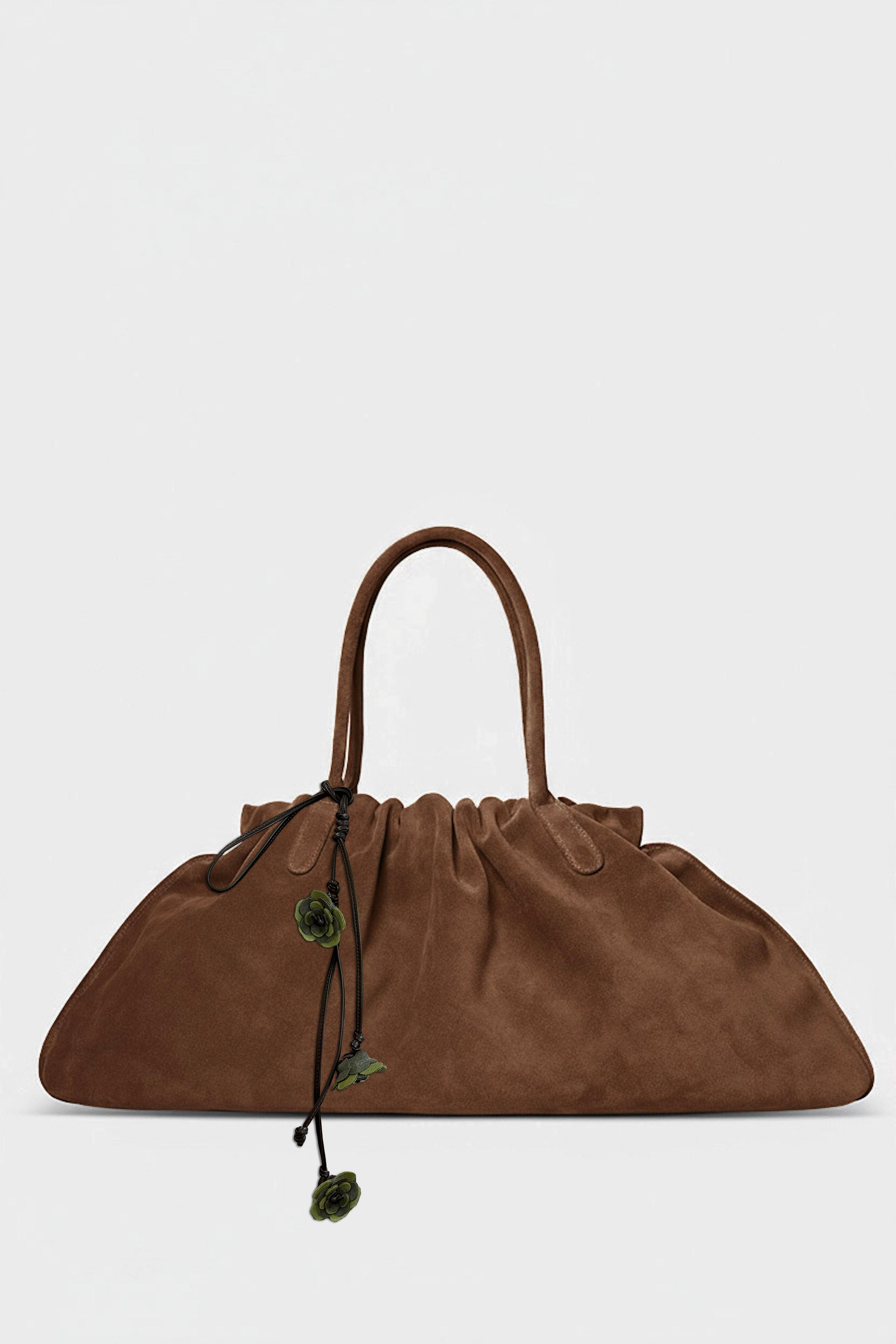 Floral Vine in Suede Matcha