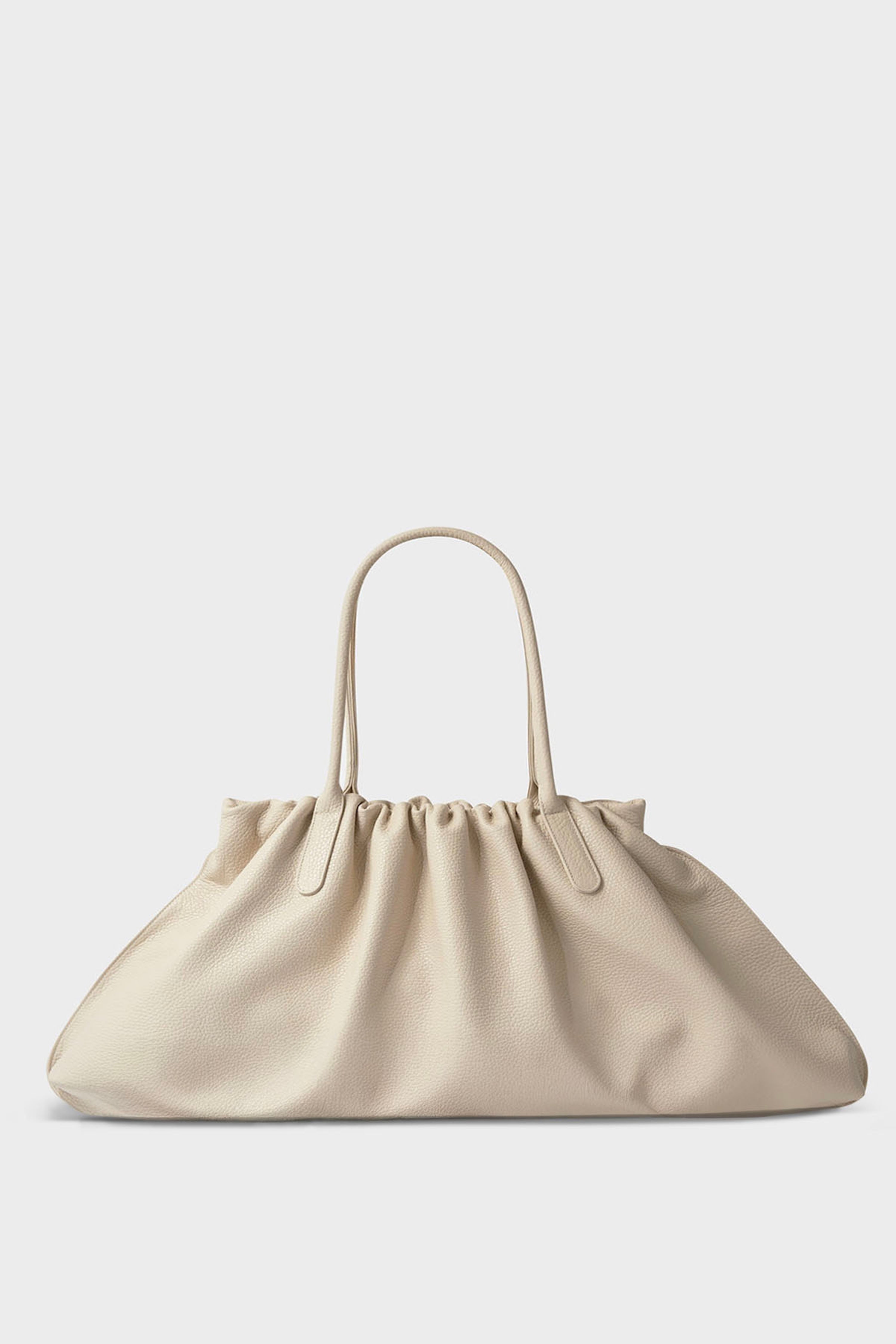 Big Cloud Shoulder Bag in Grain White Wash