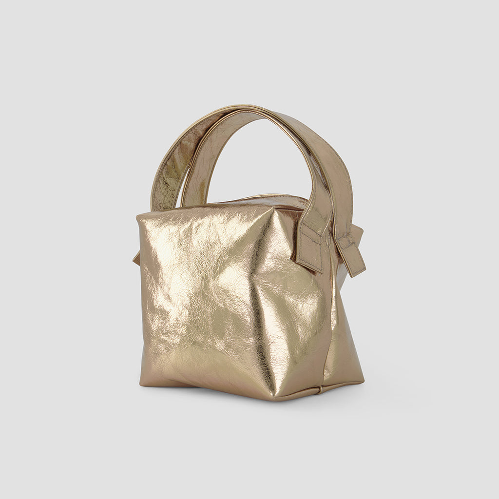 Cube Metallic Gold