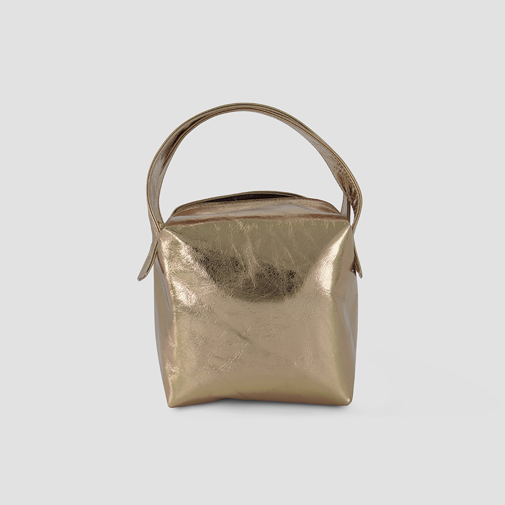 Cube Metallic Gold