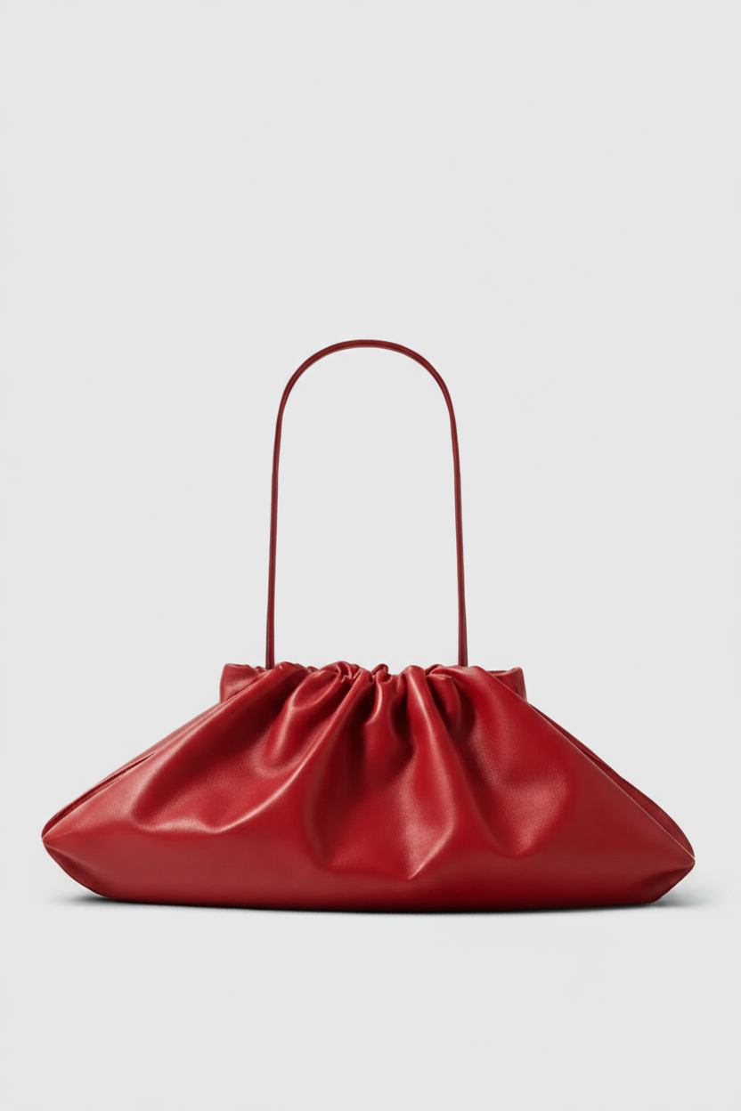 Cloud Bag in Smooth Red