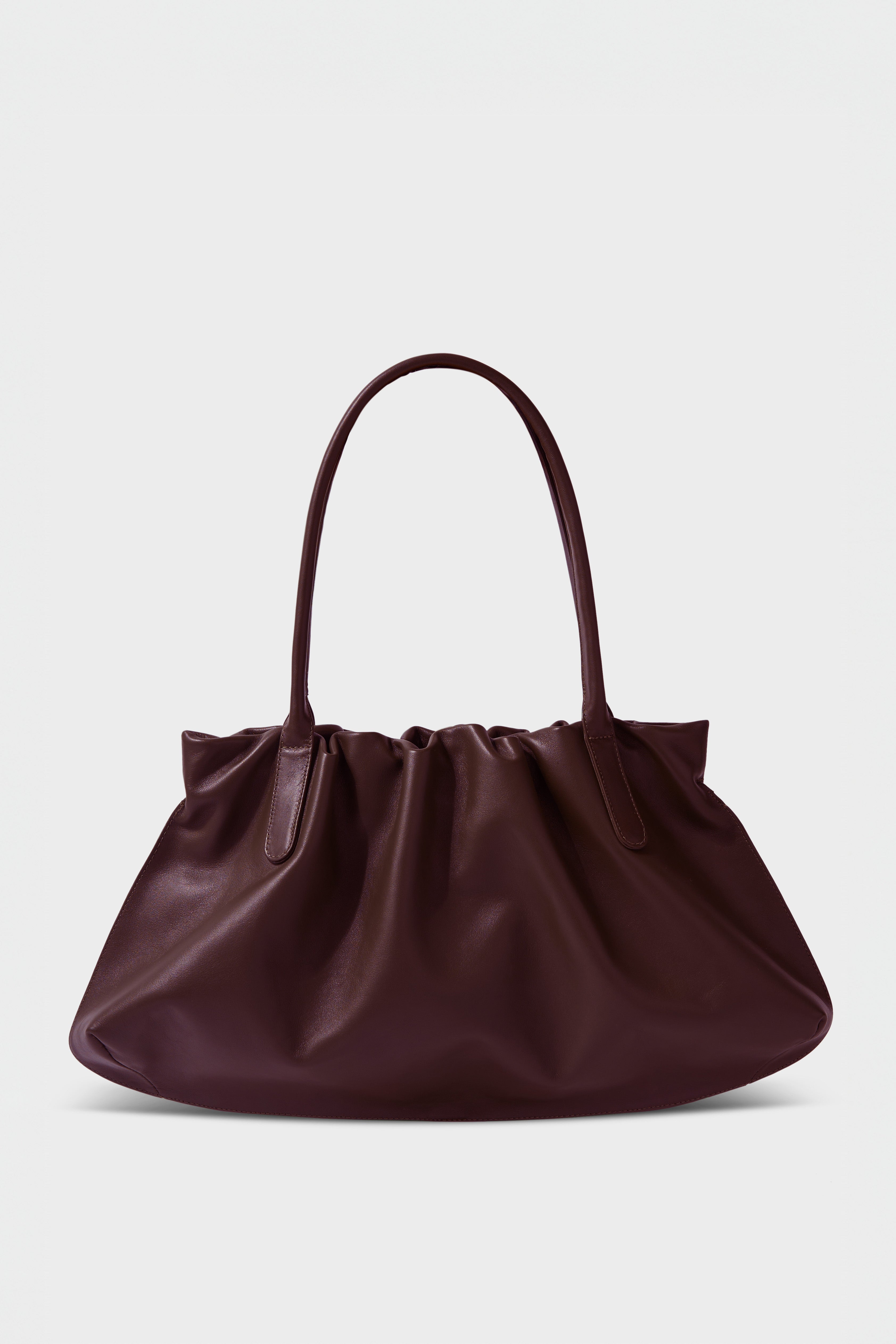 Cloud Shoulder Bag in Smooth Burgundy