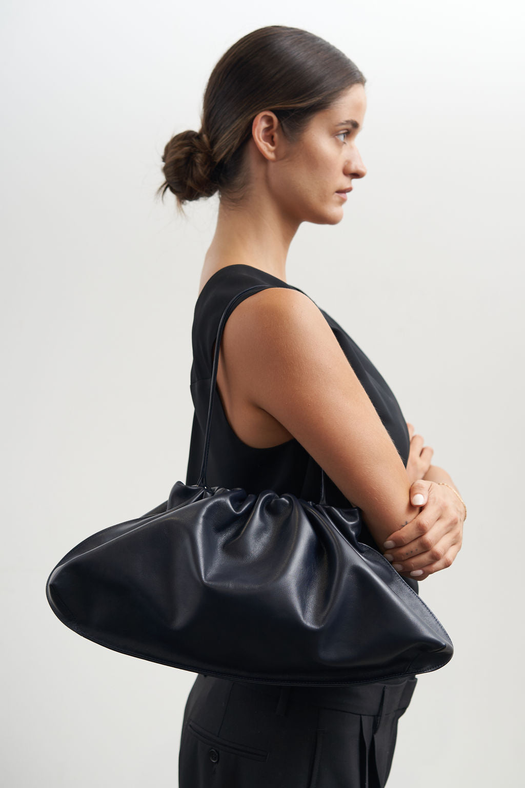 Cloud Bag in Smooth Navy