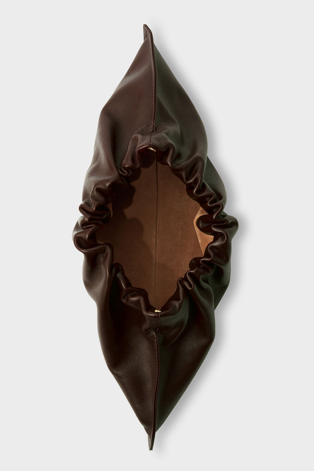 Mini Cloud Clutch in Smooth Dark Brown