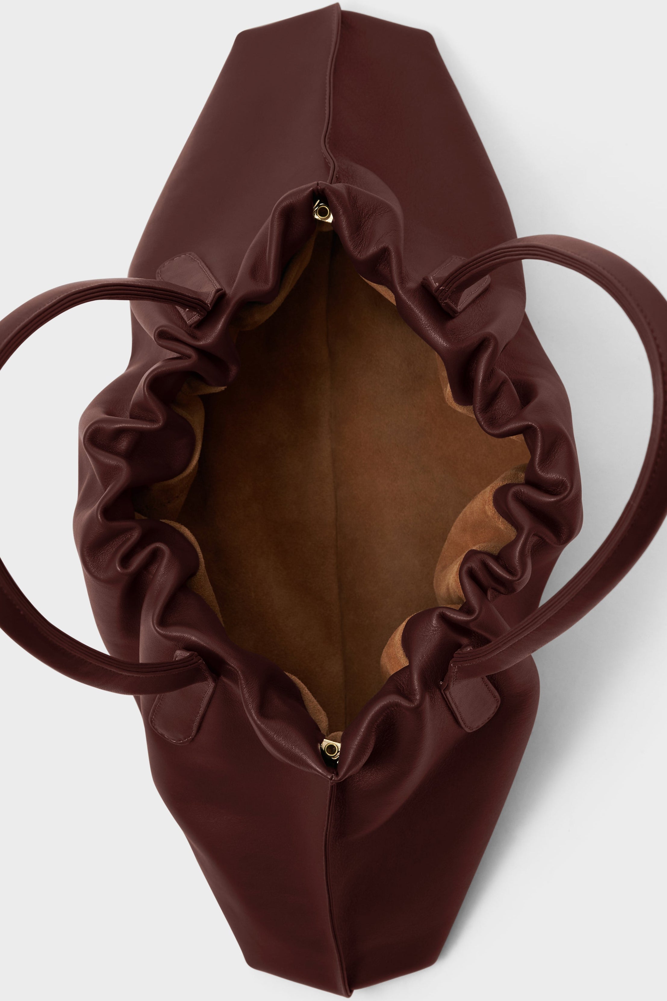 Cloud Shoulder Bag in Smooth Burgundy