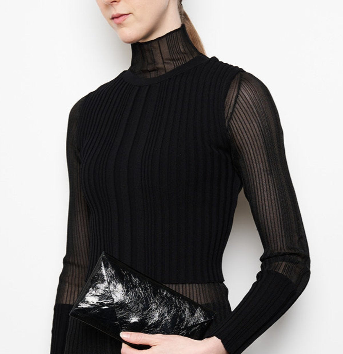 Envelope Metallic Black