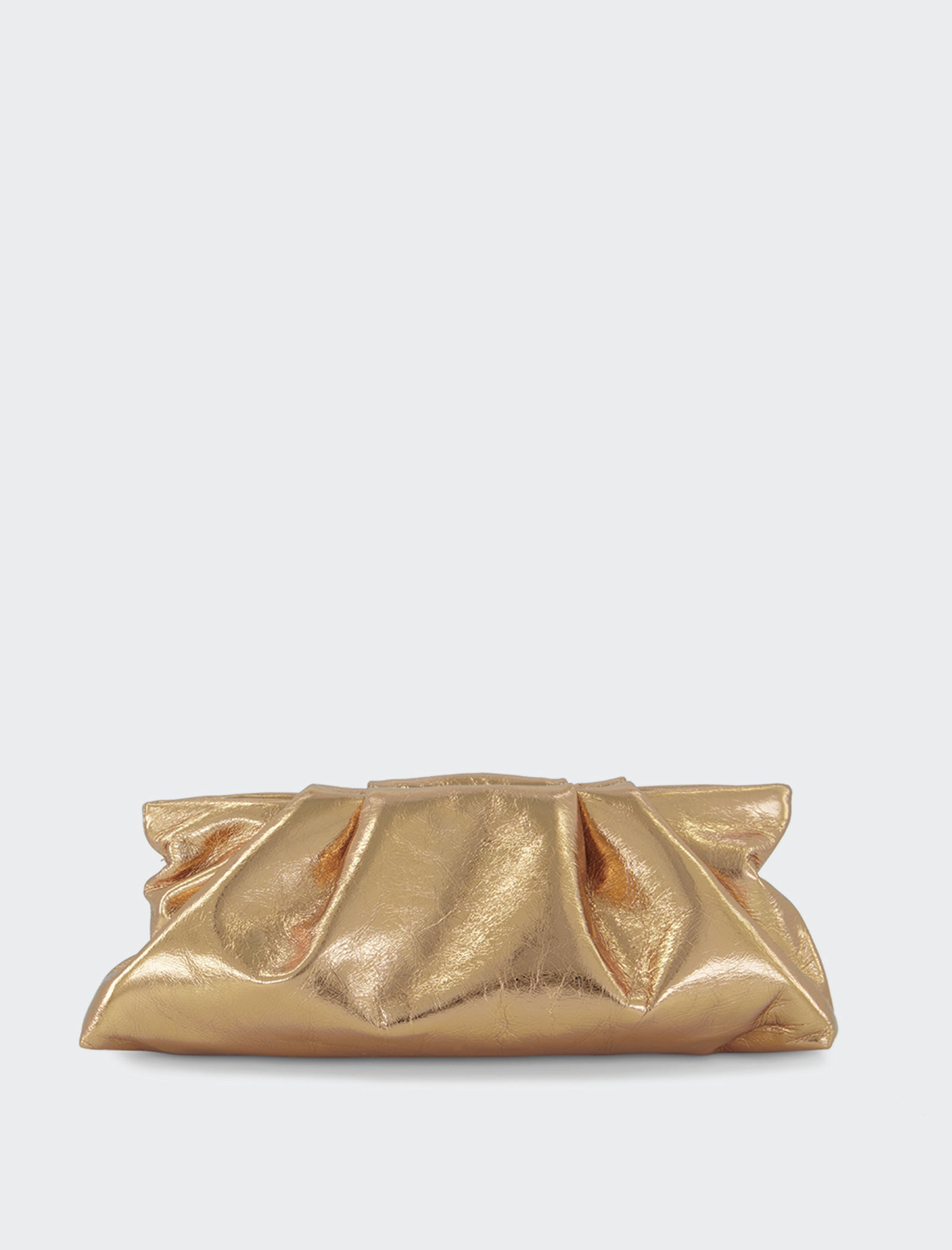 Fold - Metallic Gold  Clutch Bag – A-ESQUE
