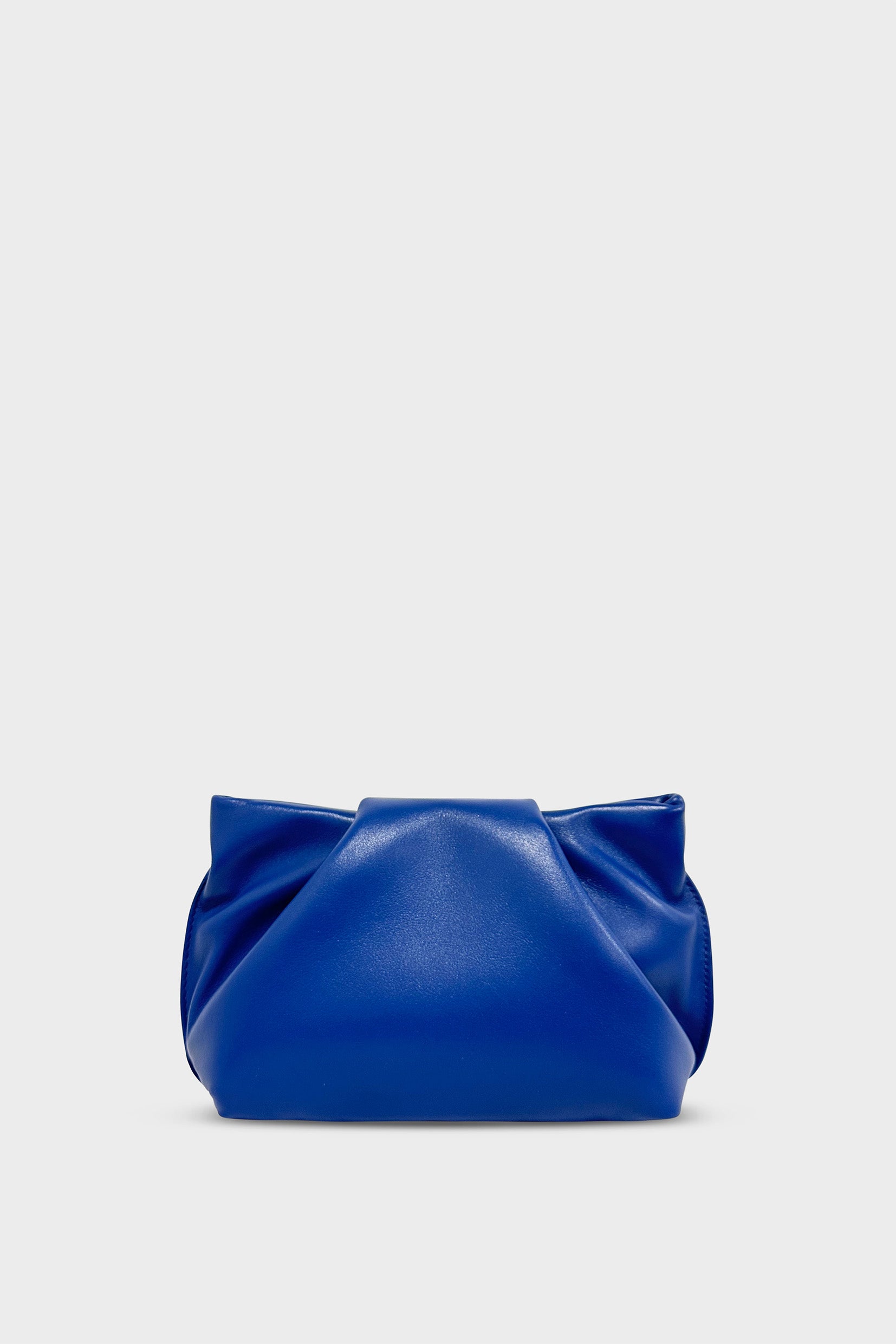 Fold Clutch Mini Smooth Cobalt