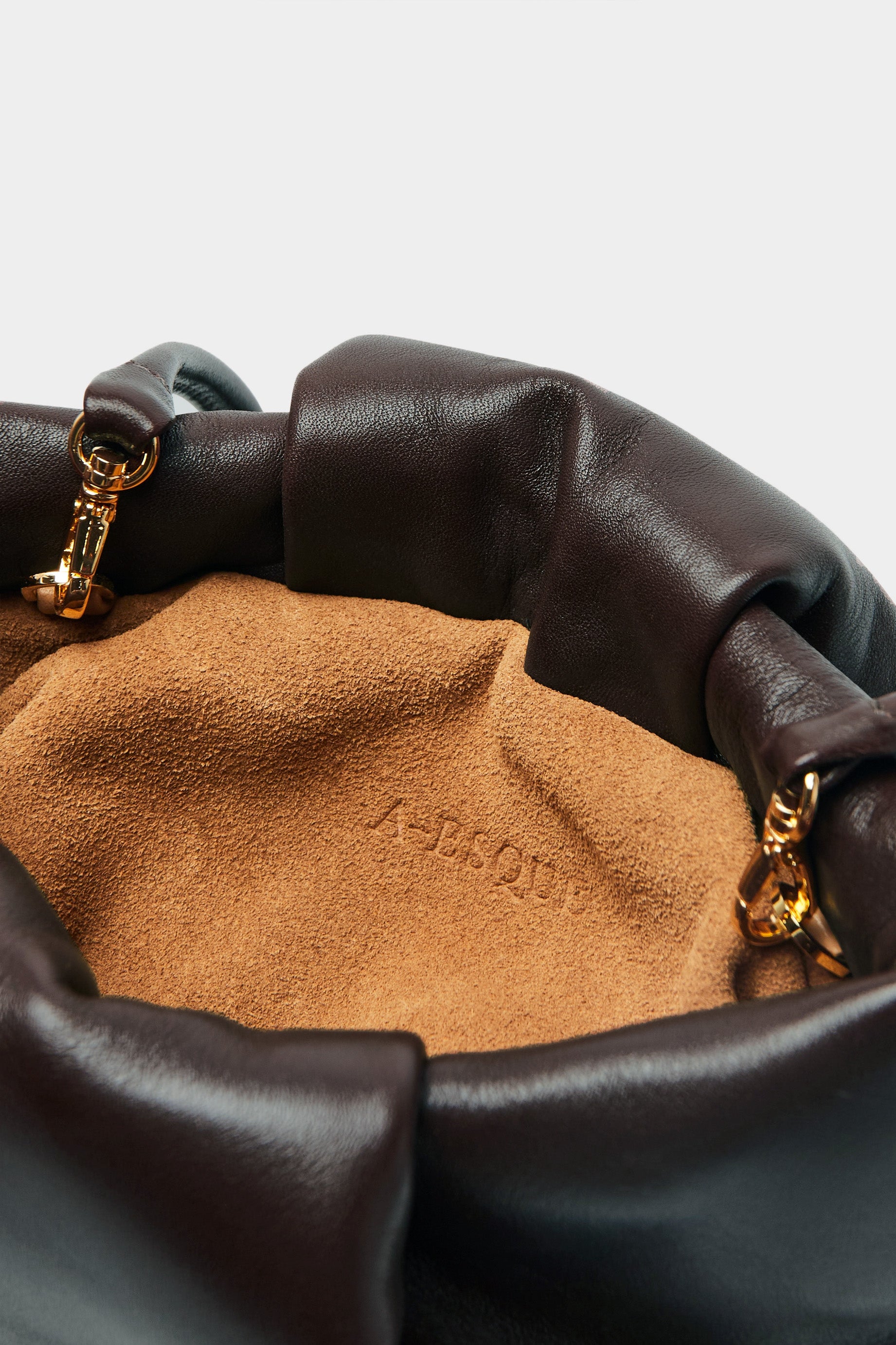 Fold Clutch Mini in Smooth Dark Brown