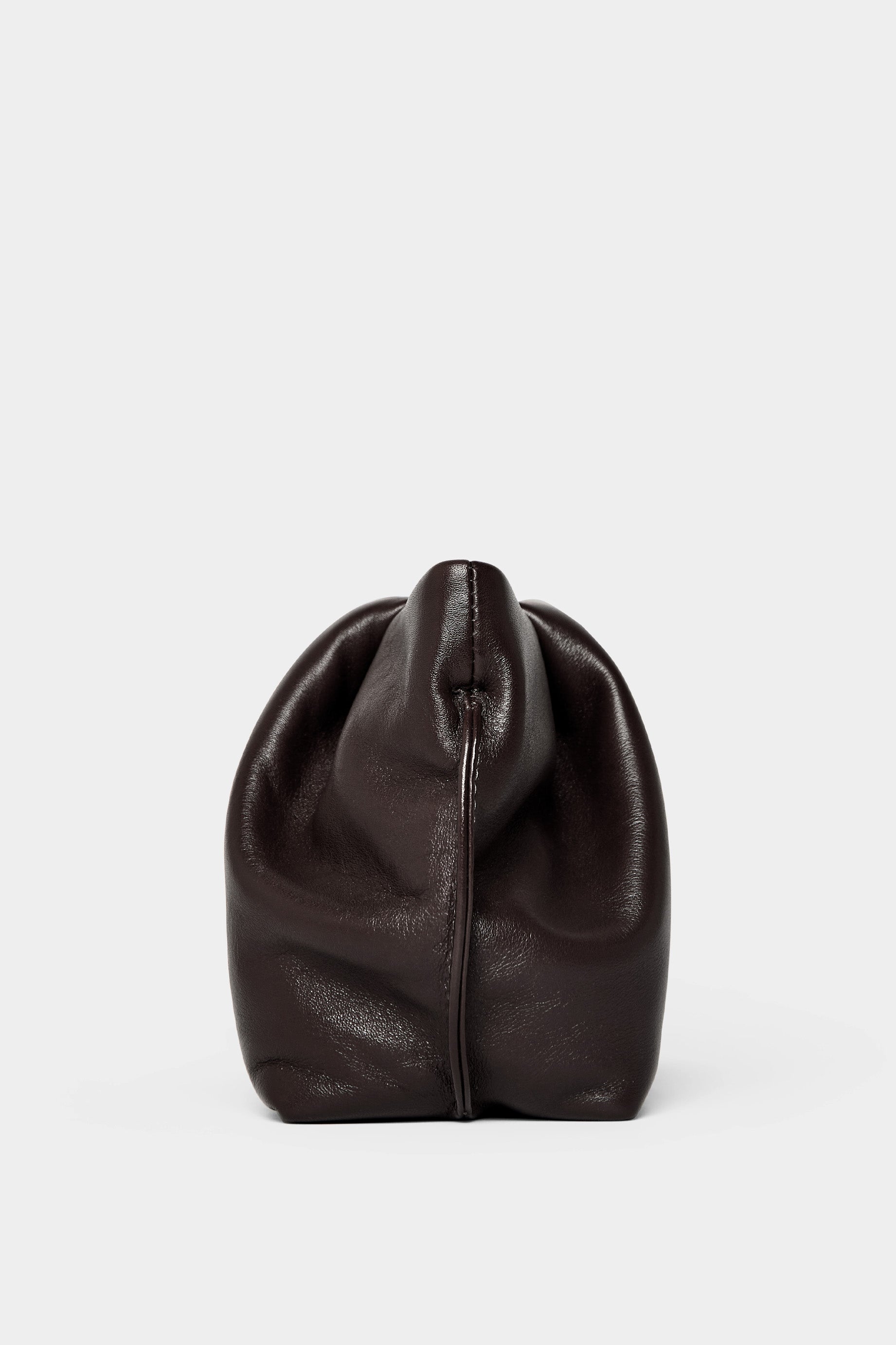Fold Clutch Mini in Smooth Dark Brown