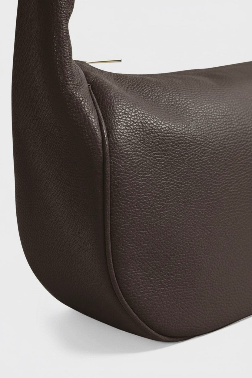 Halo Day Crossbody Bag in Grain Dark Brown