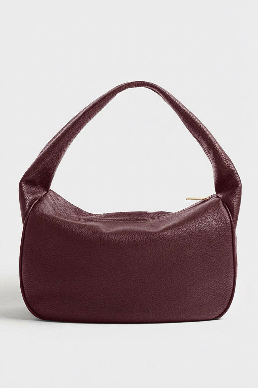 Halo Day Shoulder Bag in Grain Burgundy