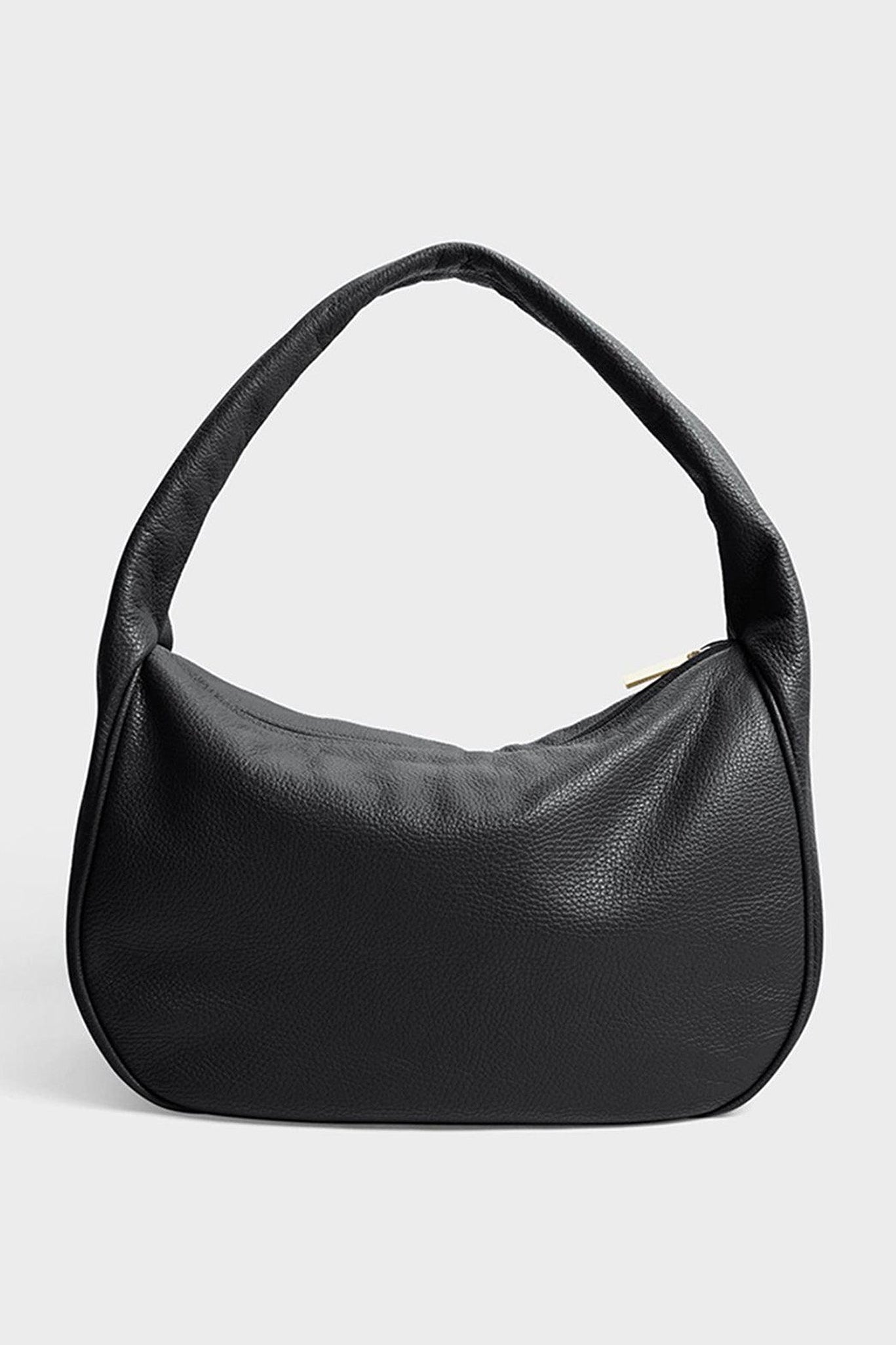 Halo Day Shoulder Bag in Grain Black