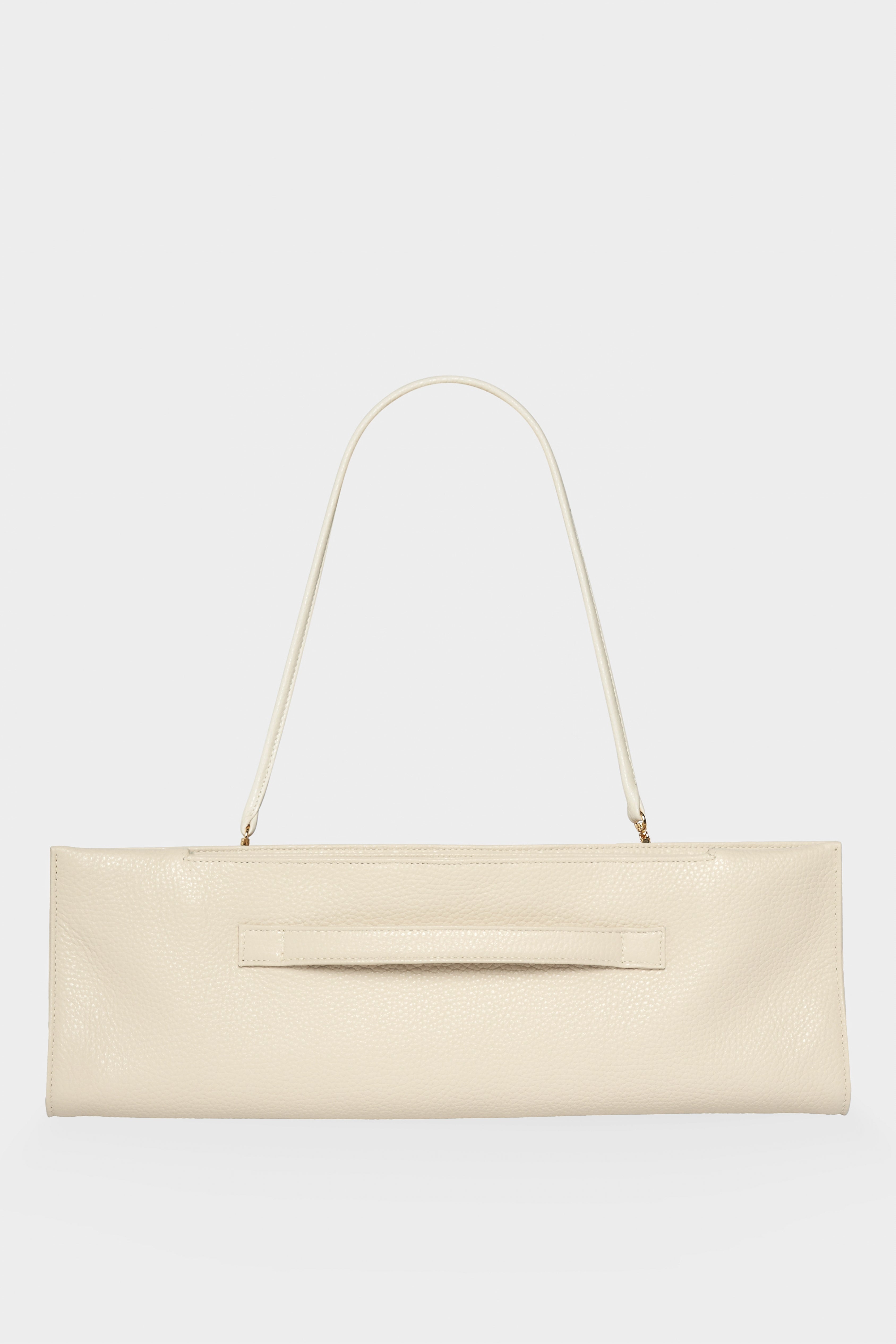 Handle Clutch in Grain White Wash