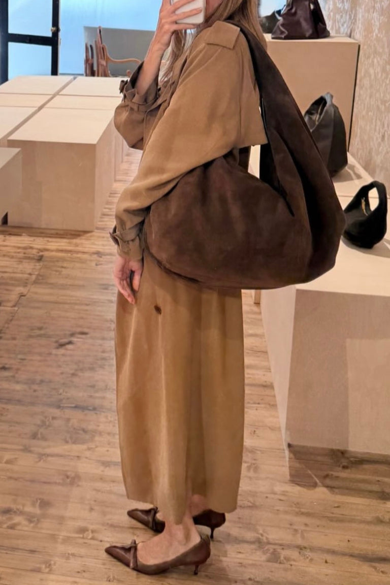 Full Moon in Suede Chestnut