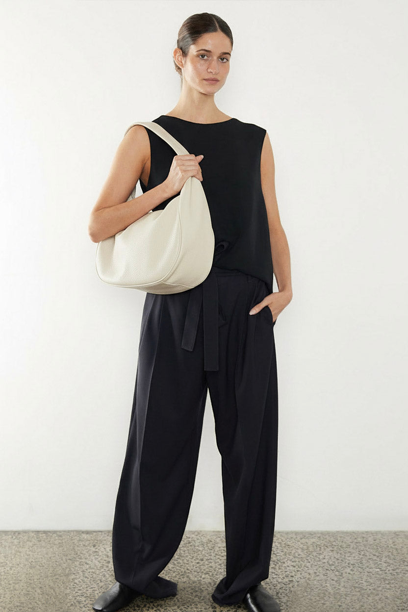 Halo Day Shoulder Bag in Grain White Wash