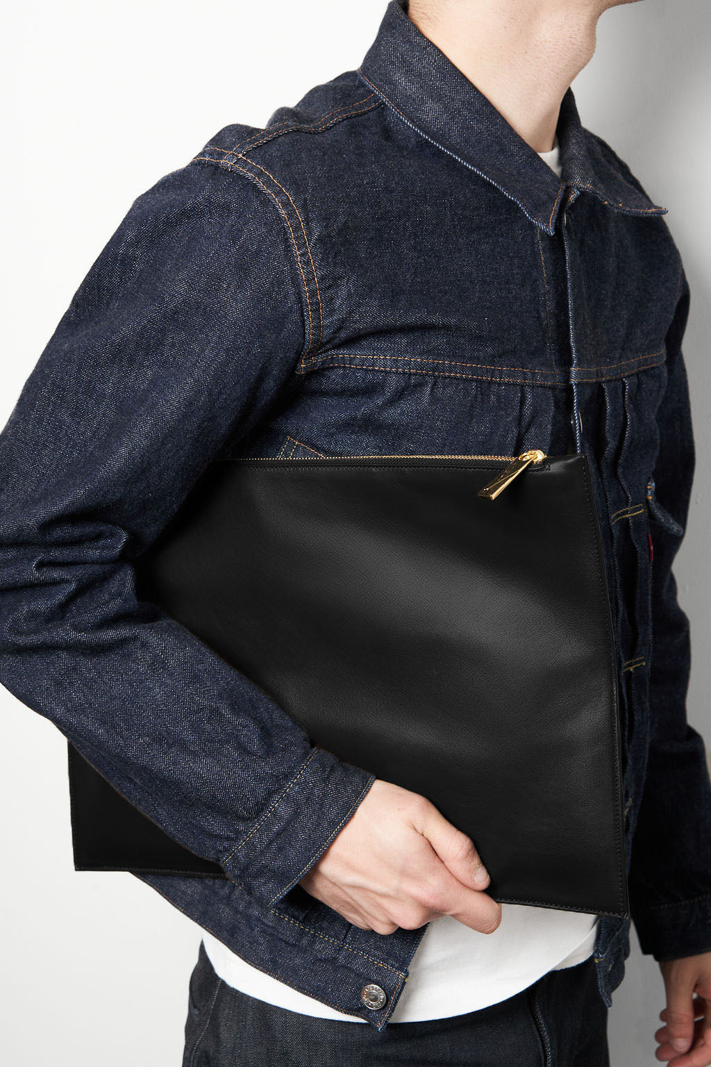 Laptop Sleeve in Smooth Black