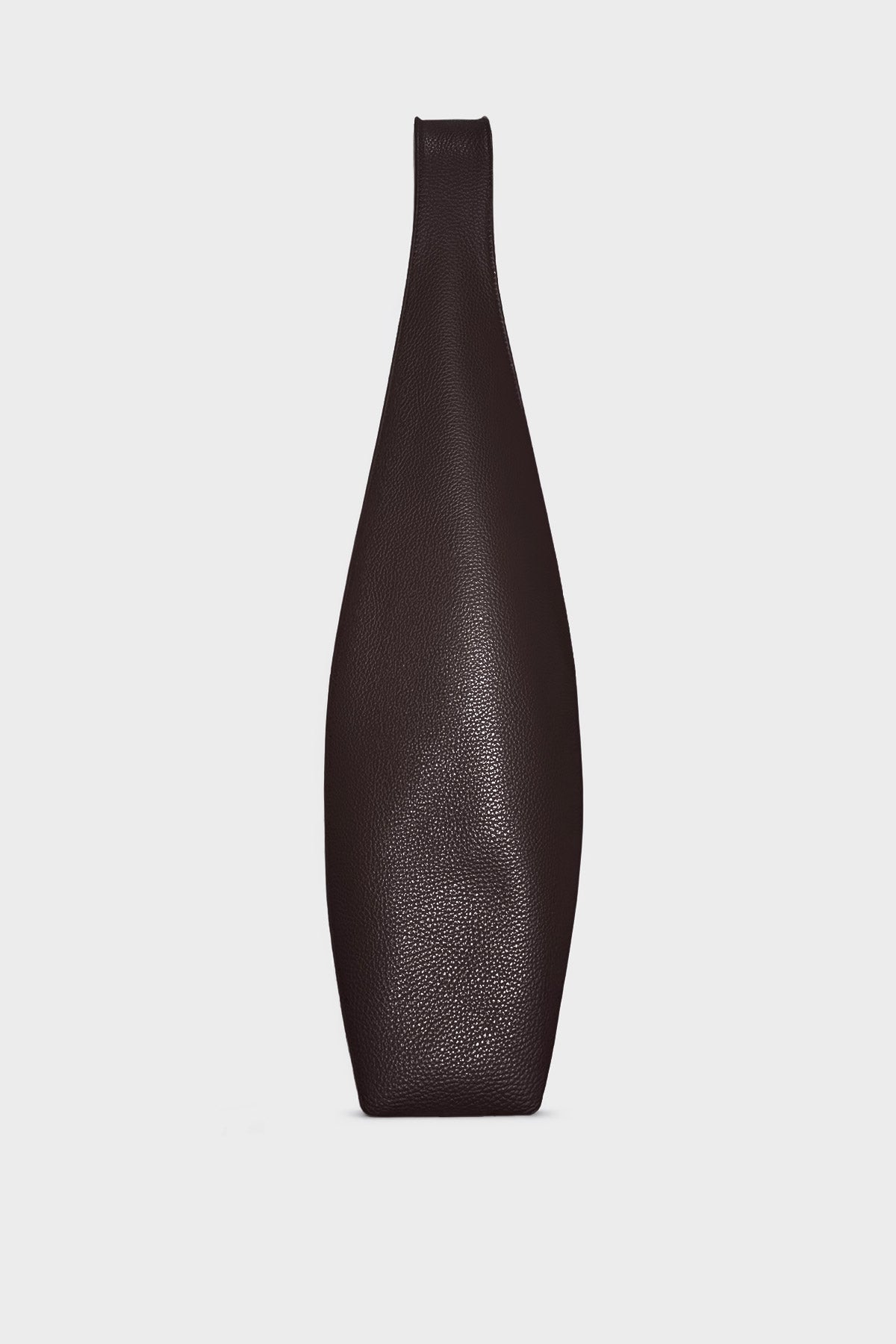 Large Triangle Sack in Grain Dark Brown