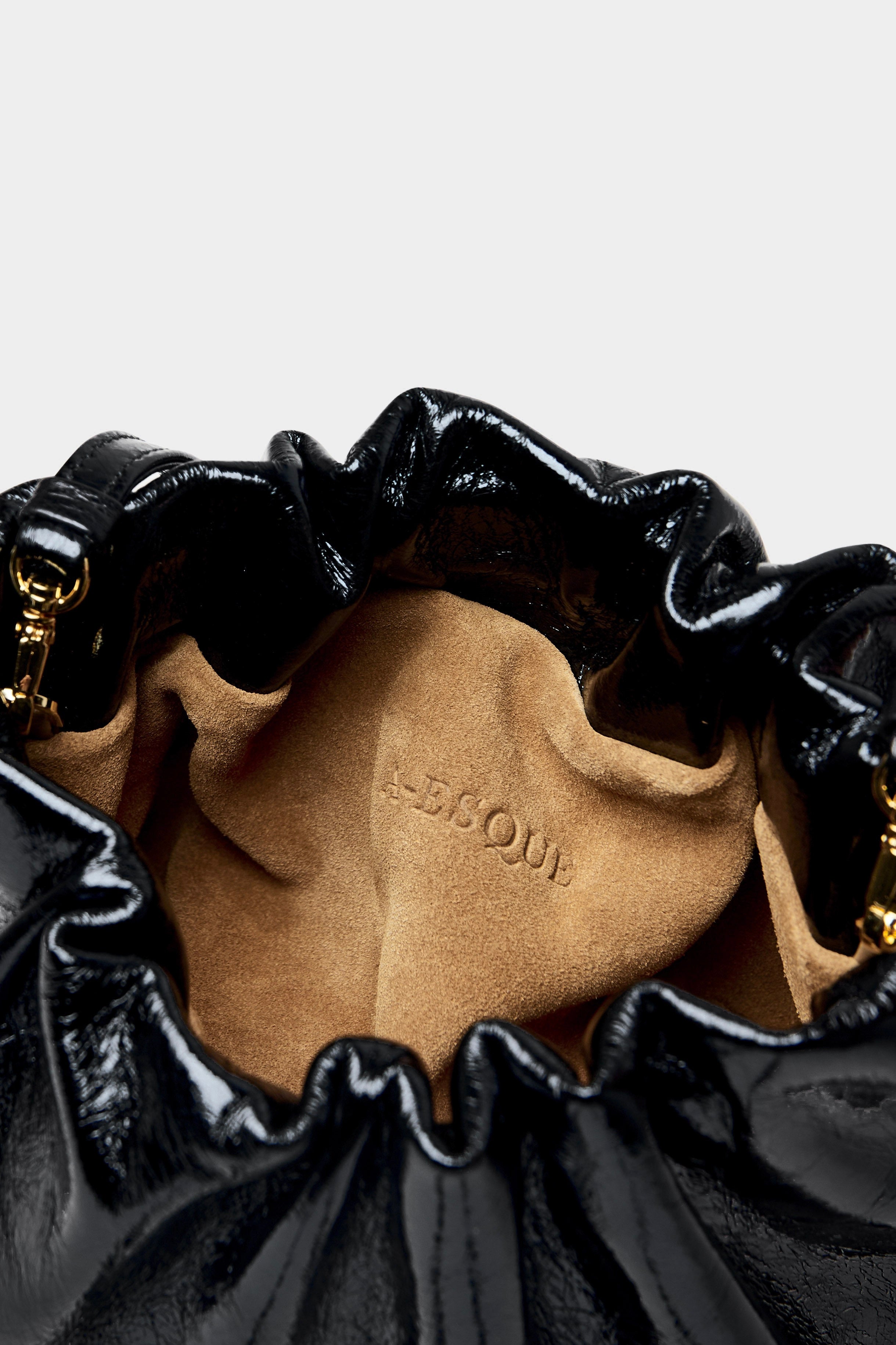 Mini Puffa in Metallic Black