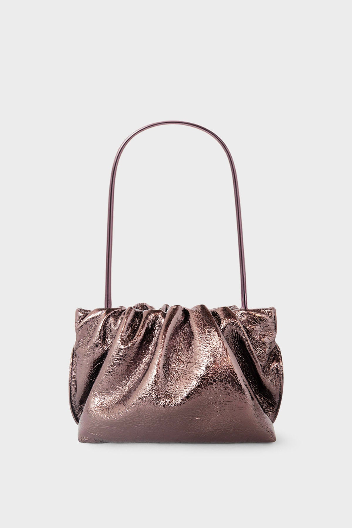 Mini Puffa in Metallic Rose