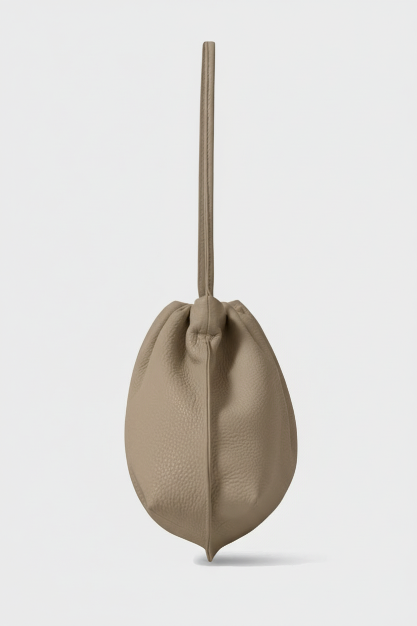 Midi Cloud Bag in Grain Soft Grey