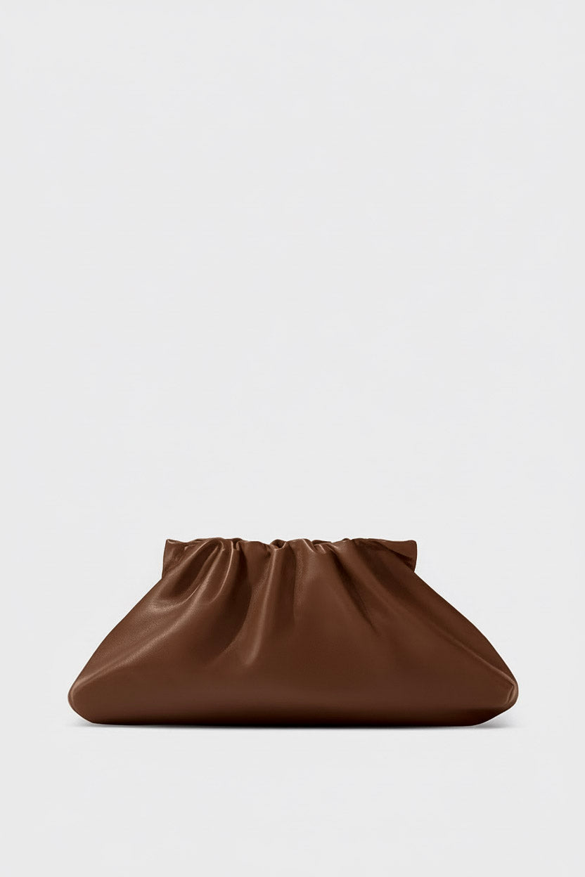 Midi Cloud Bag in Smooth Chestnut