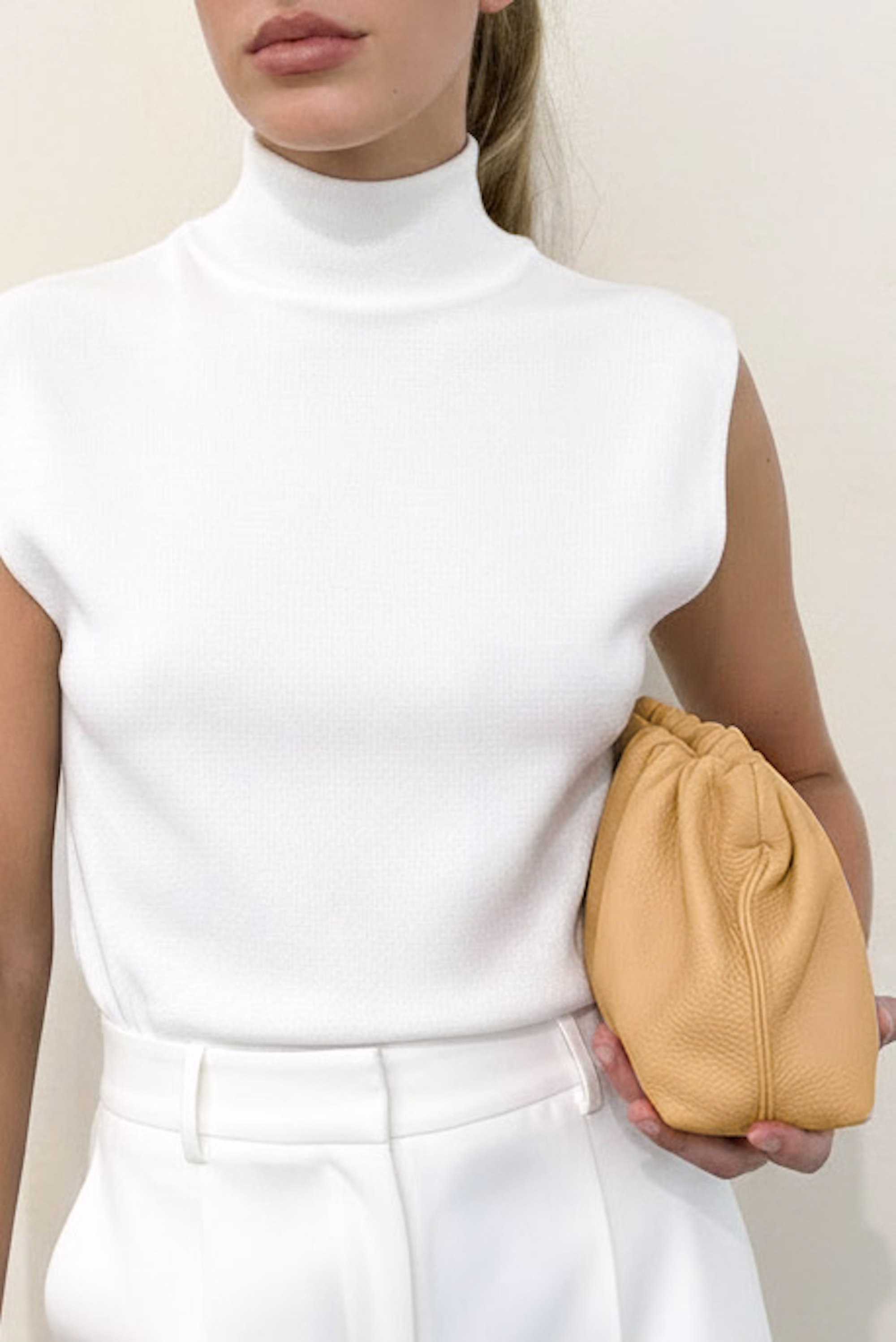 Midi Puffa in Grain Burnt Butter