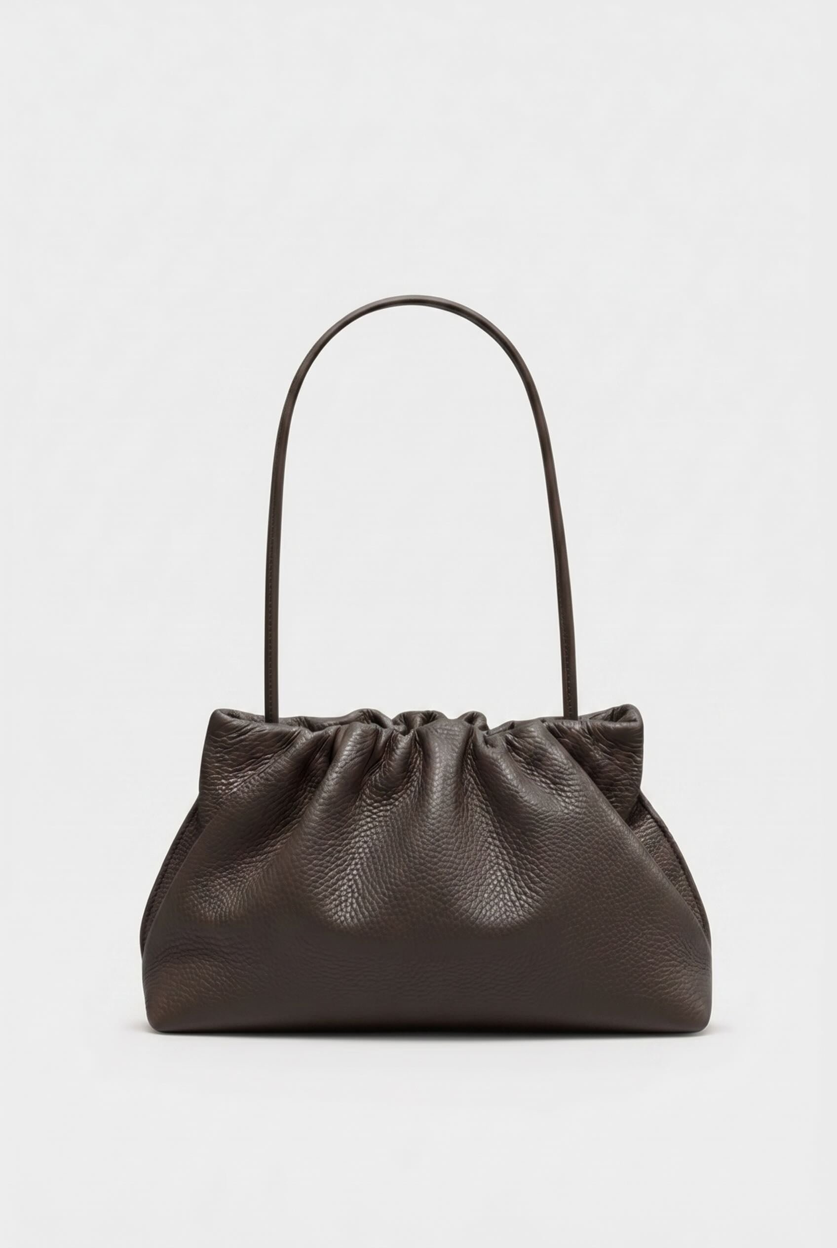 Midi Puffa in Grain Dark Brown