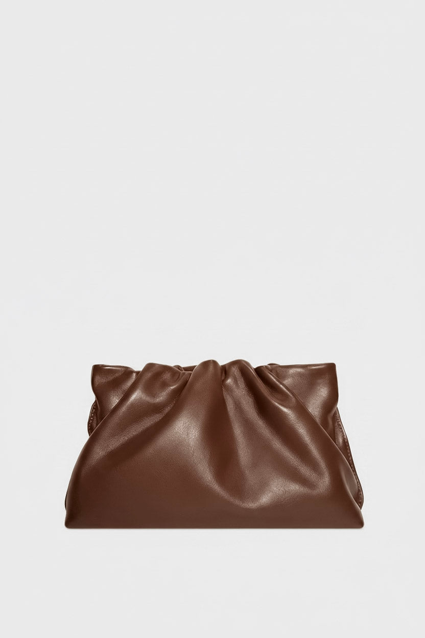 Midi Puffa in Smooth Chestnut