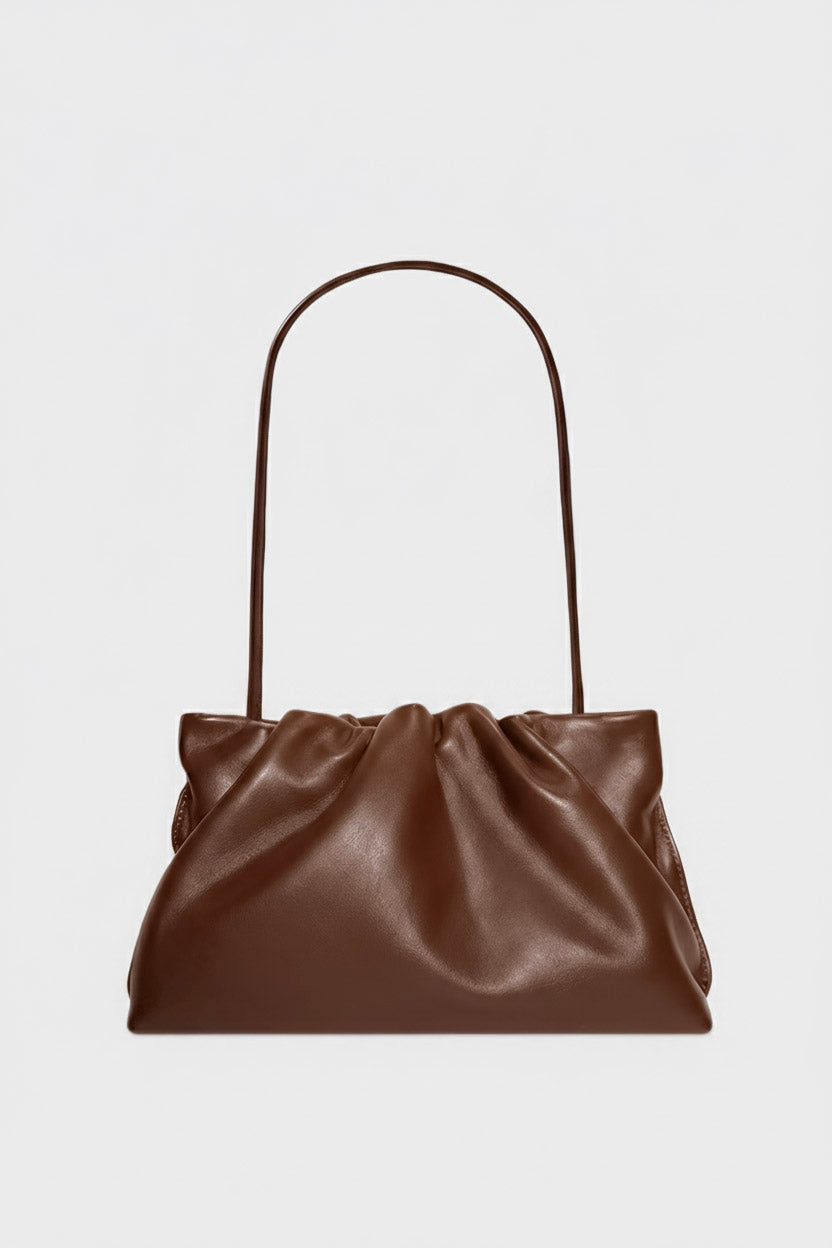 Midi Puffa in Smooth Chestnut