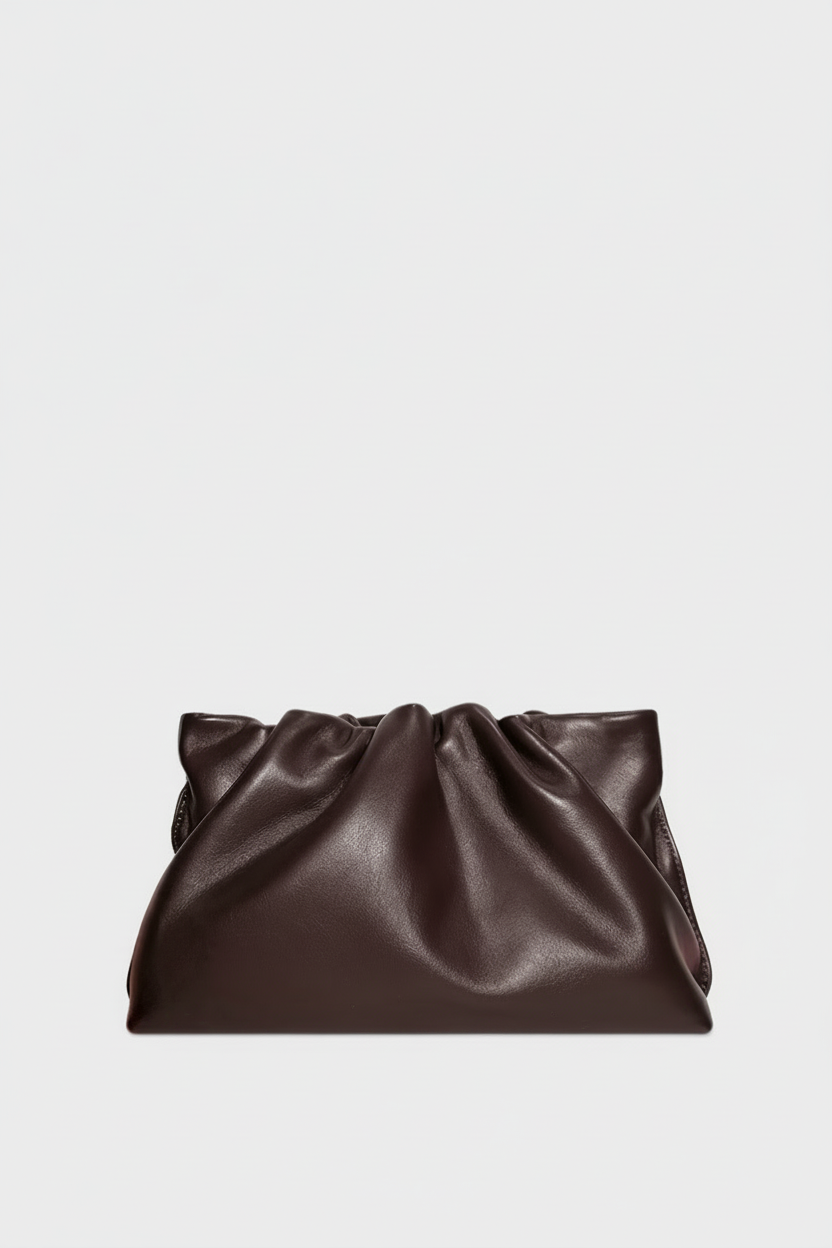 Midi Puffa in Smooth Dark Brown