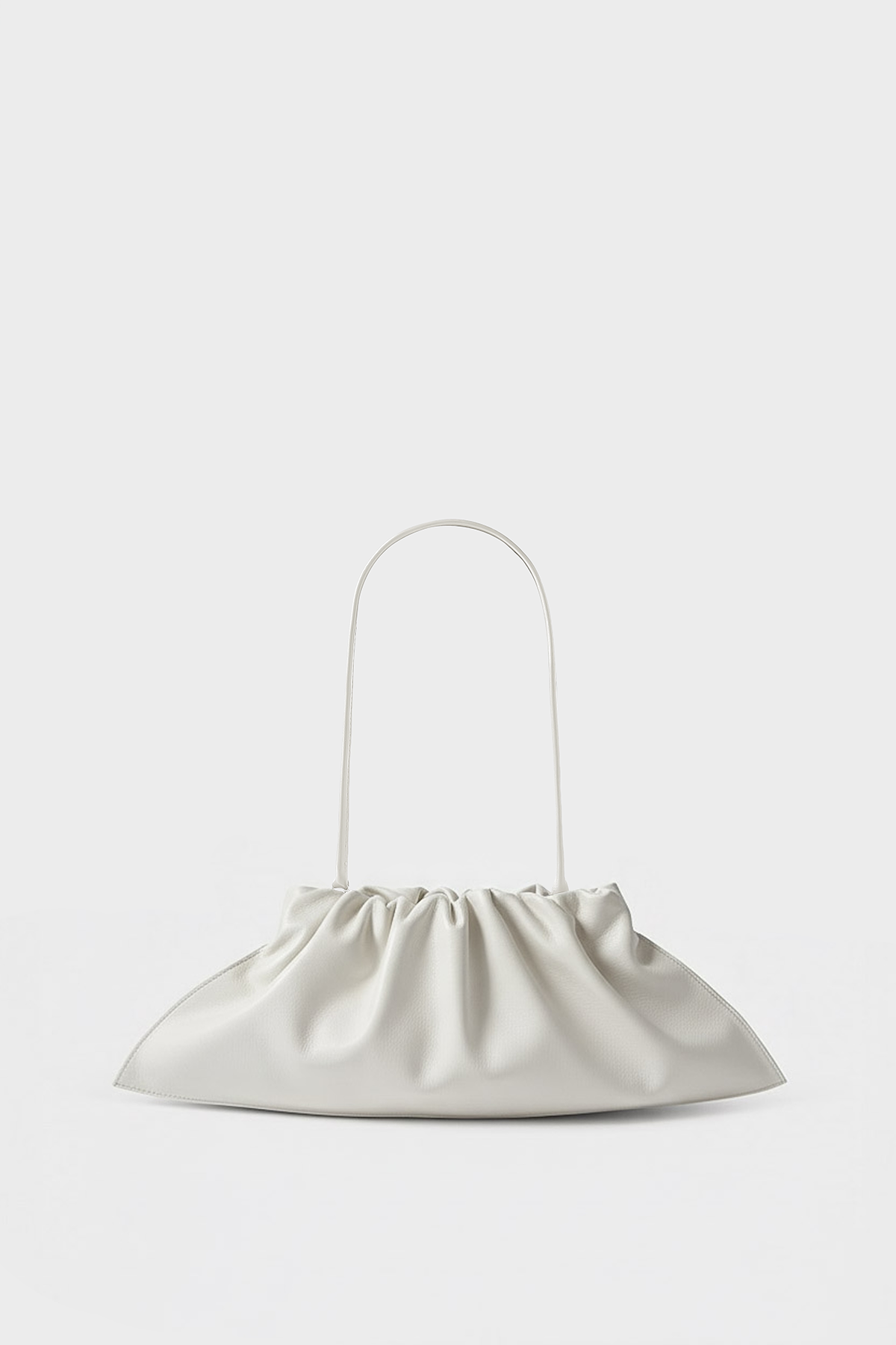 Mini Cloud Clutch in Smooth Off White