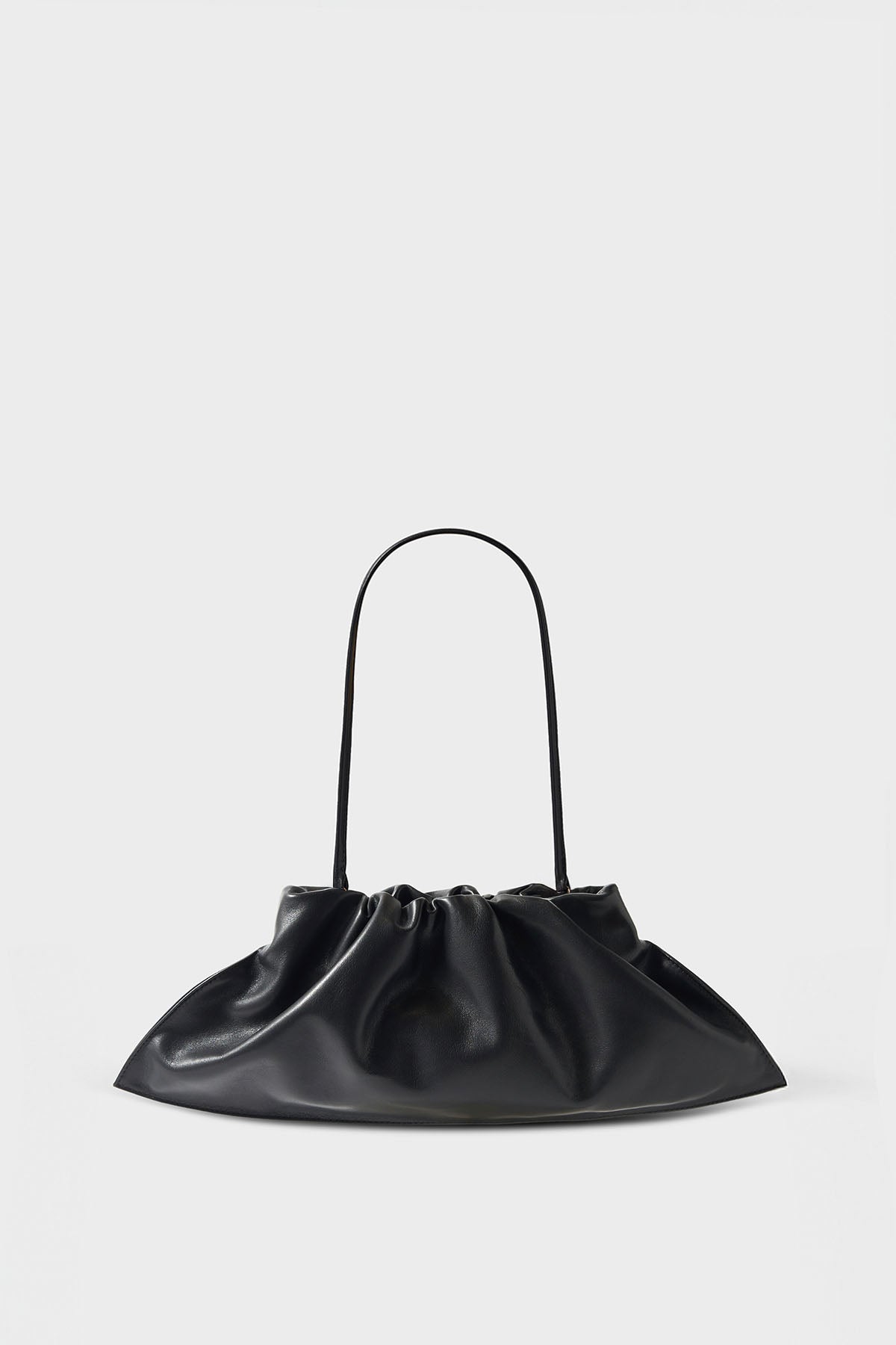 Mini Cloud Clutch in Smooth Black