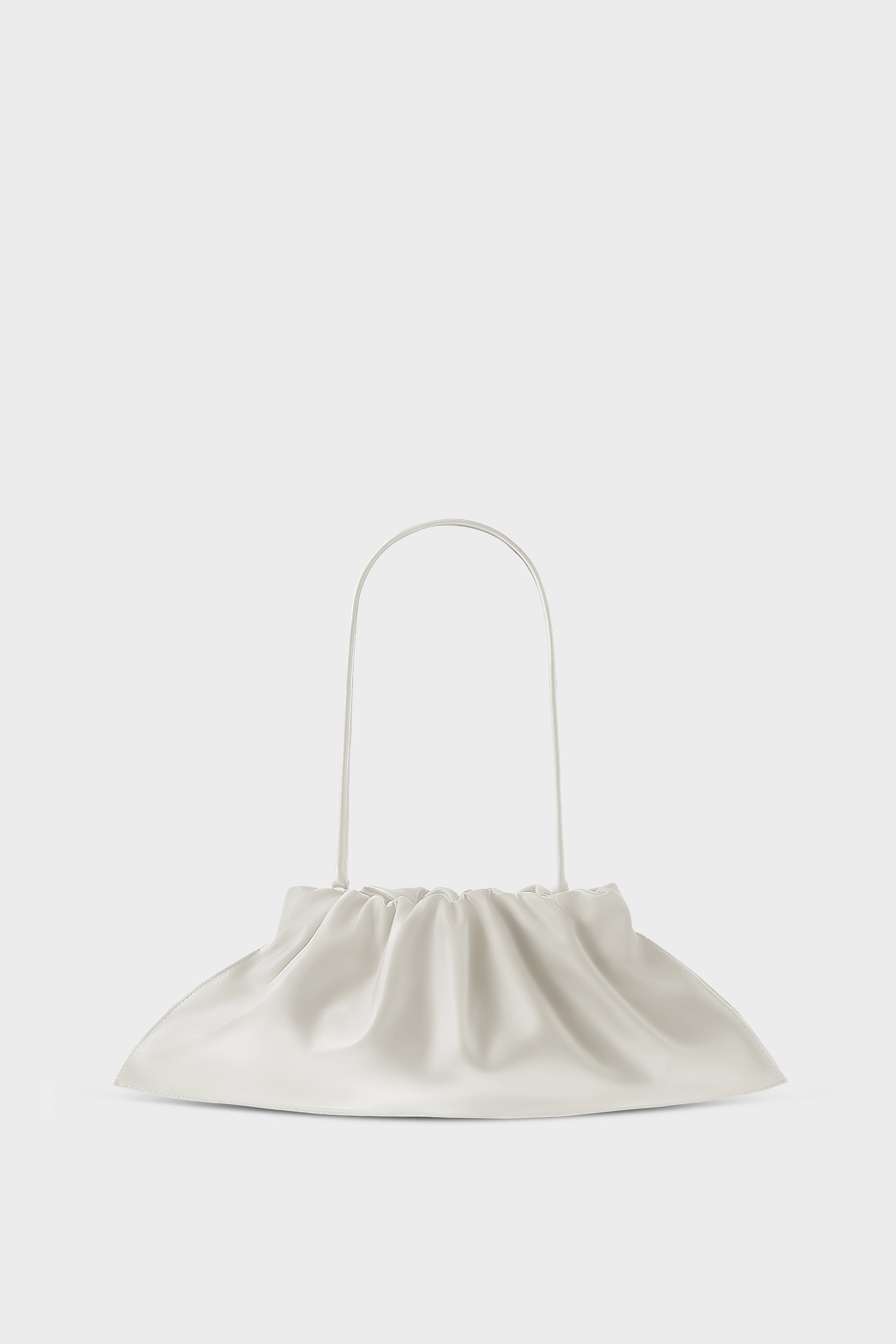 Mini Cloud Clutch in Smooth Off White